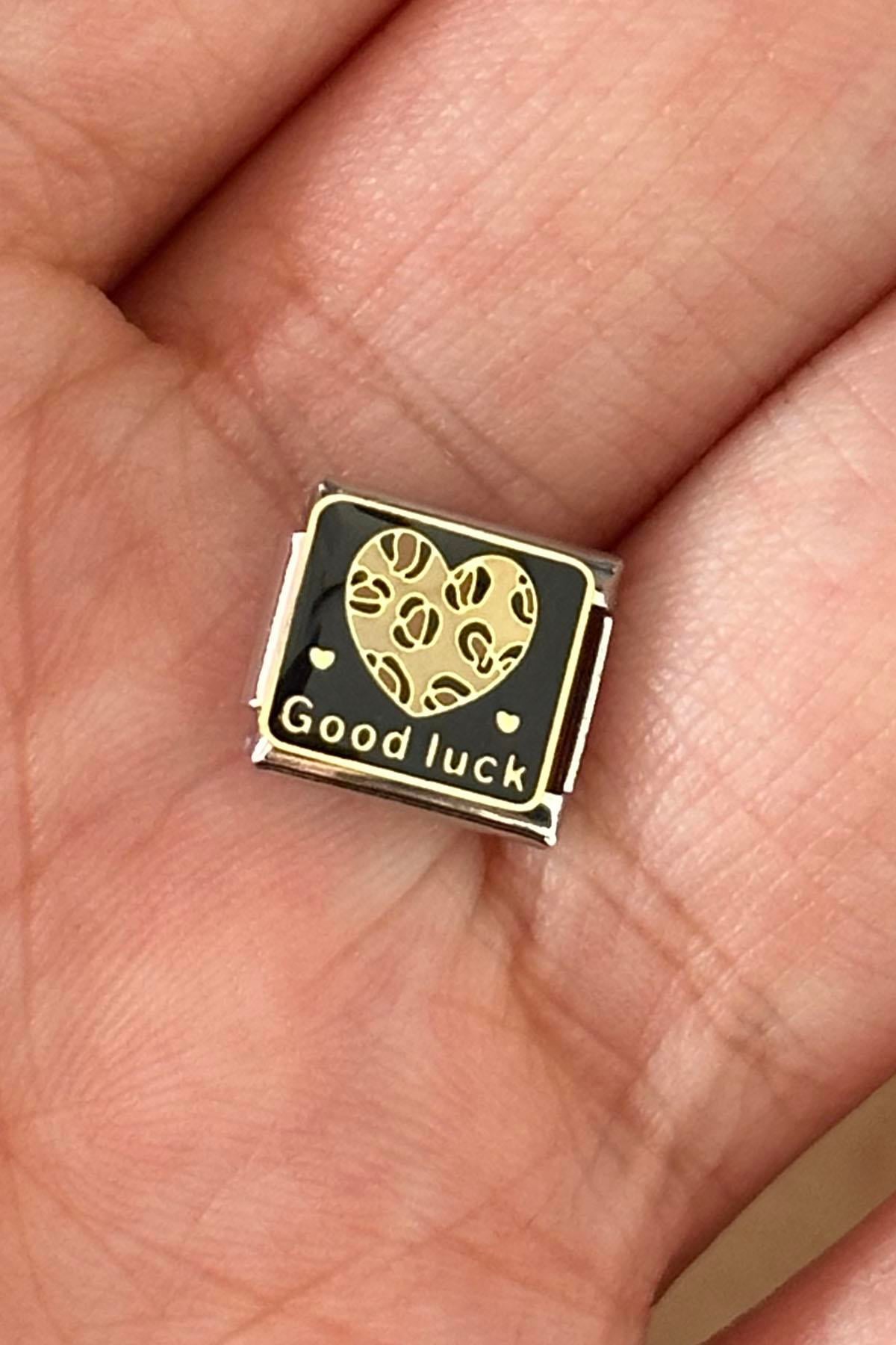 Gümüş Renk Leopar Desenli Kalp Figürlü Çelik Nomination Charm (Tek)