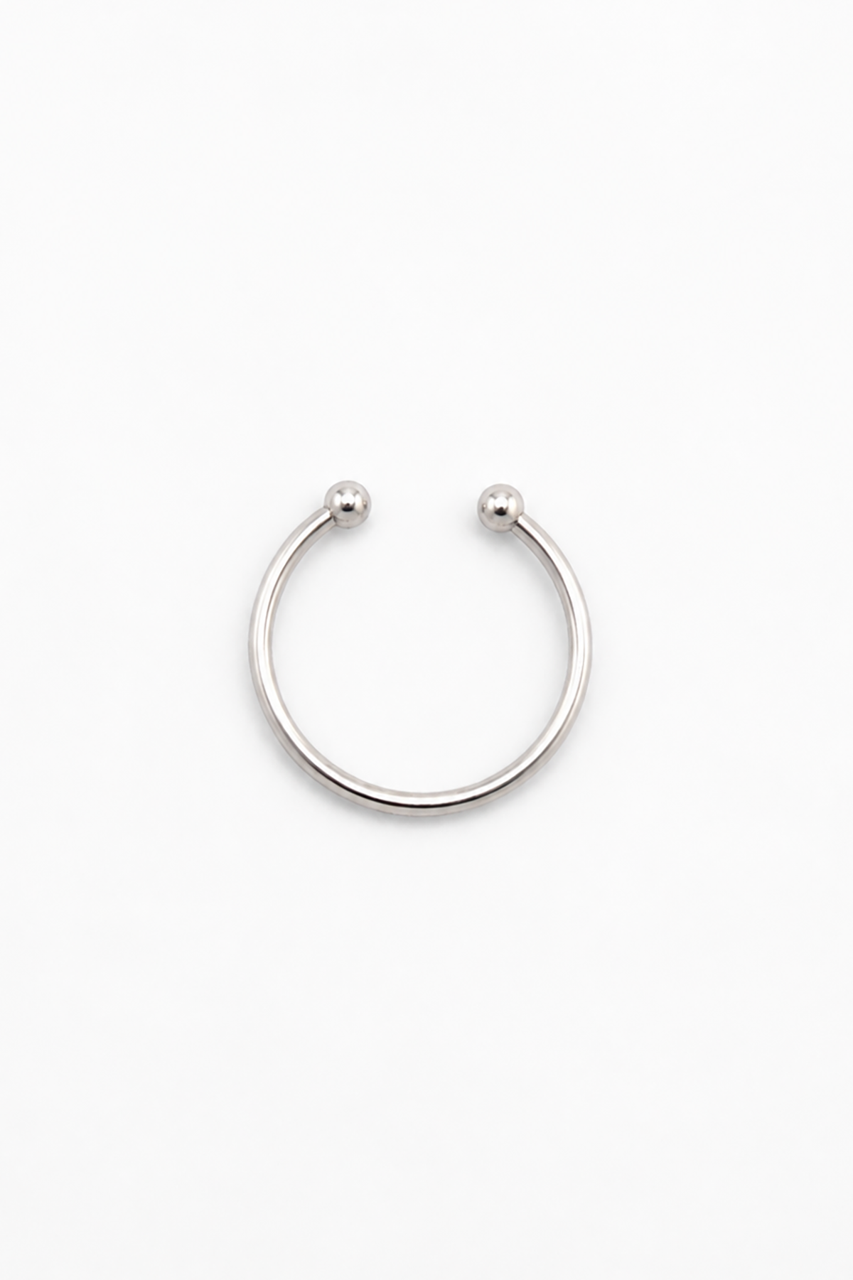 20li Gümüş Renk Halka Piercing Set