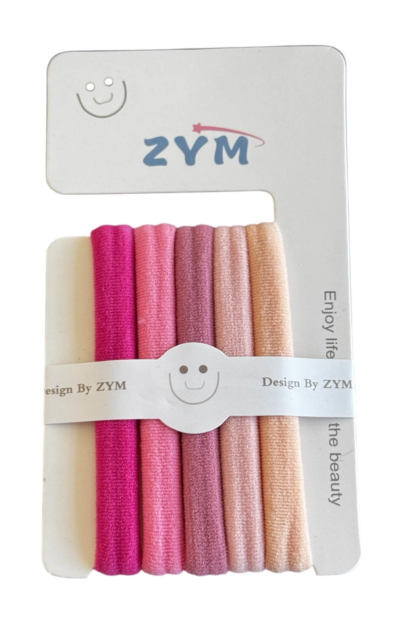 Pembe Renk 5li Lastik Toka Set