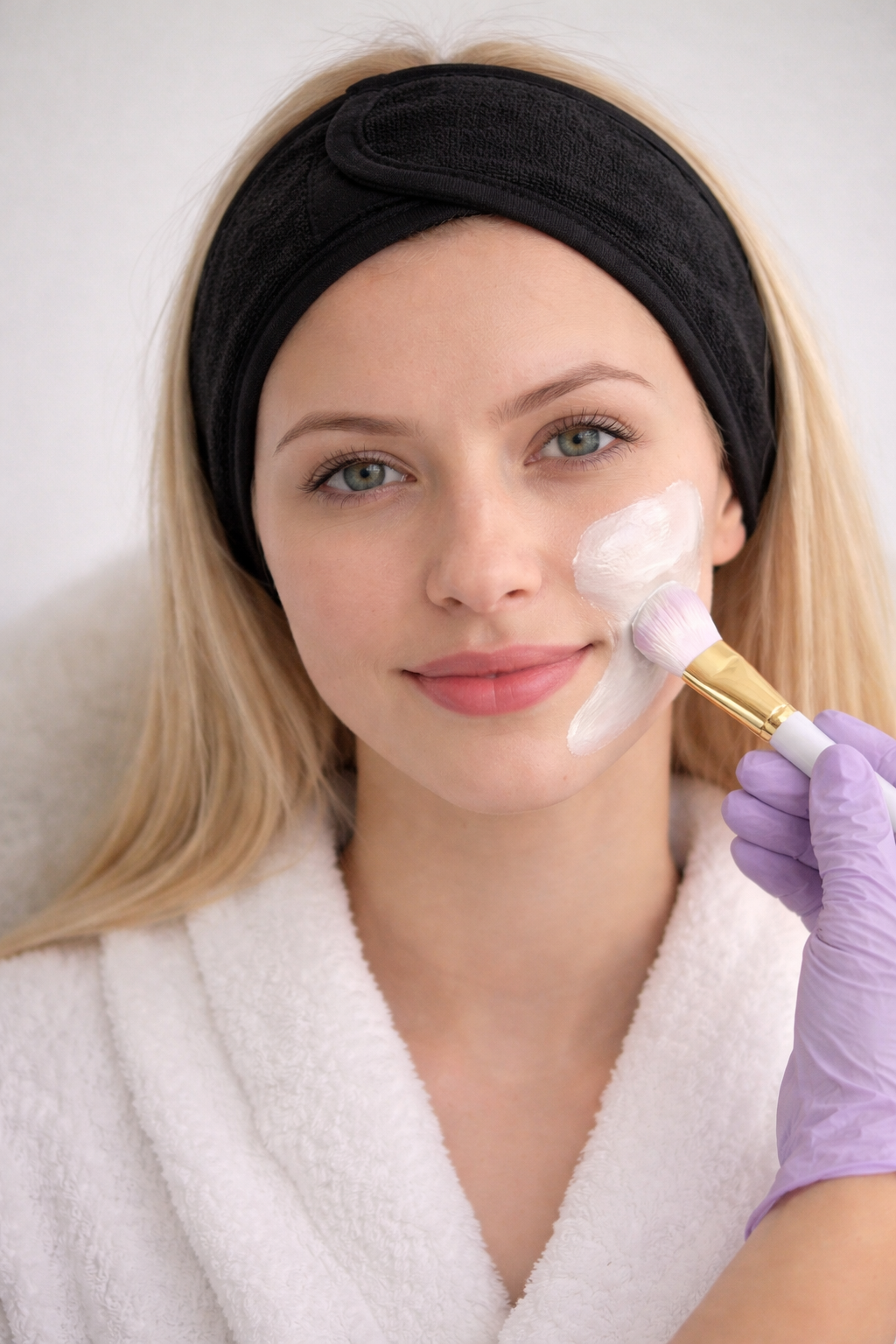 Siyah Renk Cırt Bantlı Havlu Saç Bandı