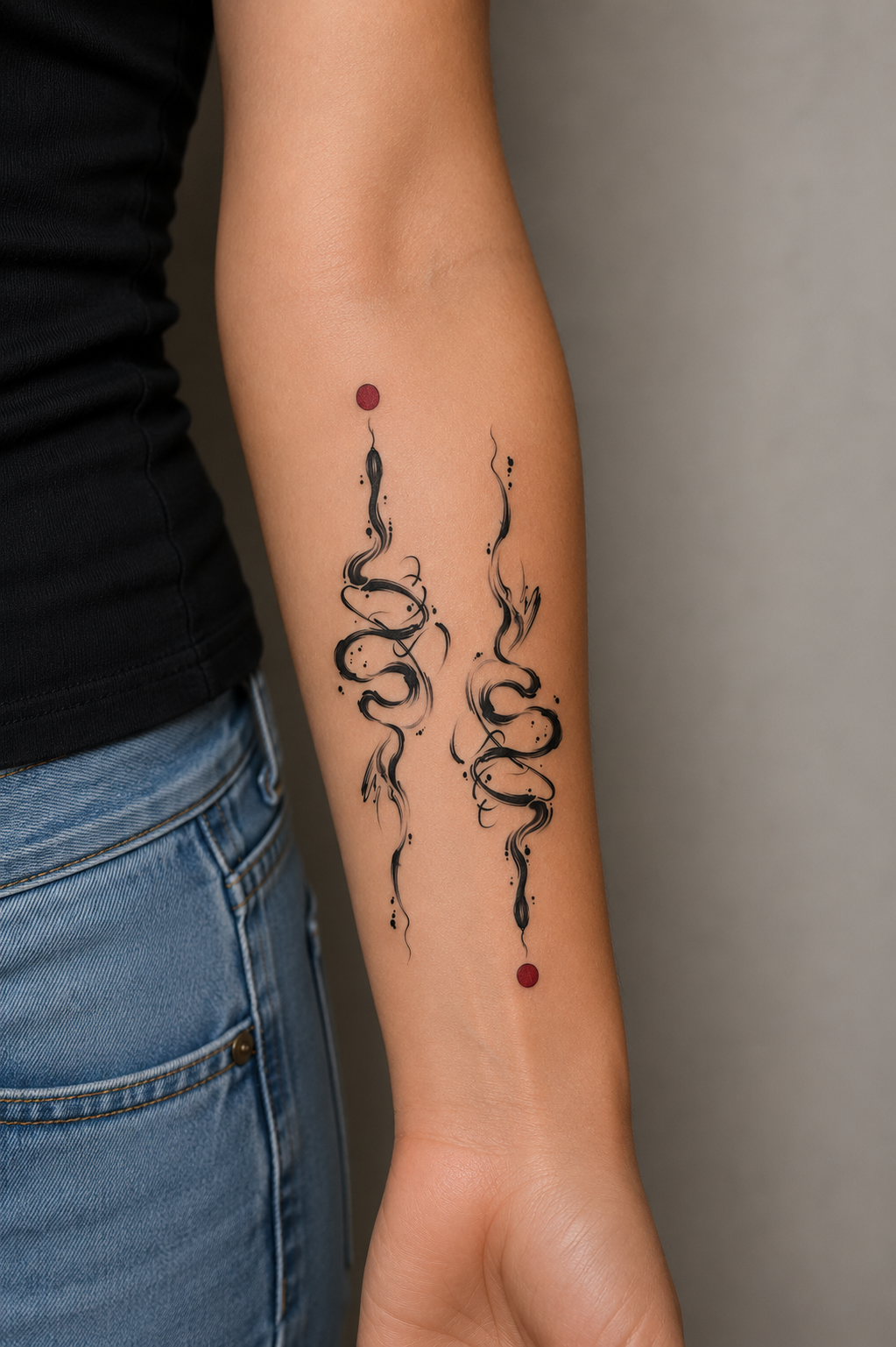 Yılan Geçici Dövme Tattoo