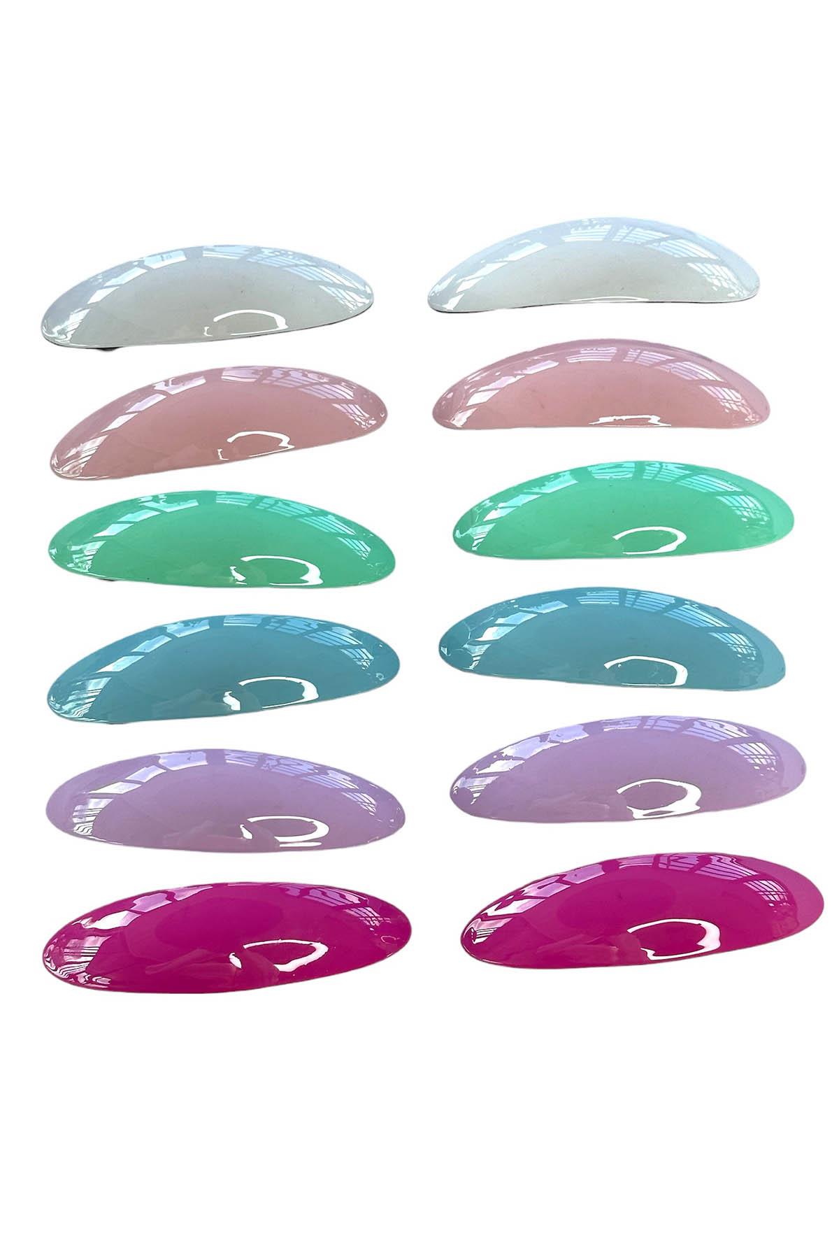 12li Karışık Renk Otomat Toka Set
