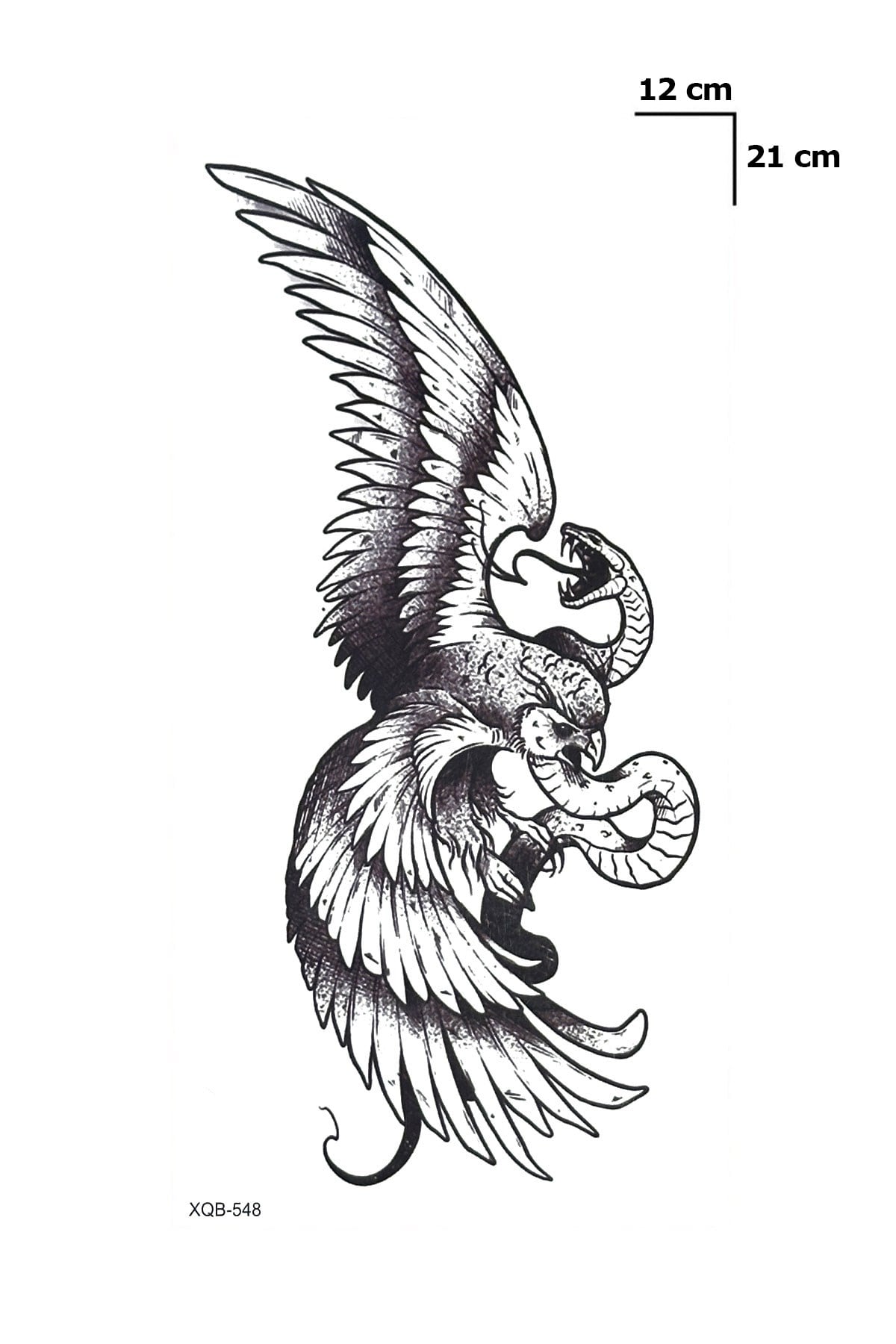 Kartal Ve Yılan Geçici Dövme Tattoo