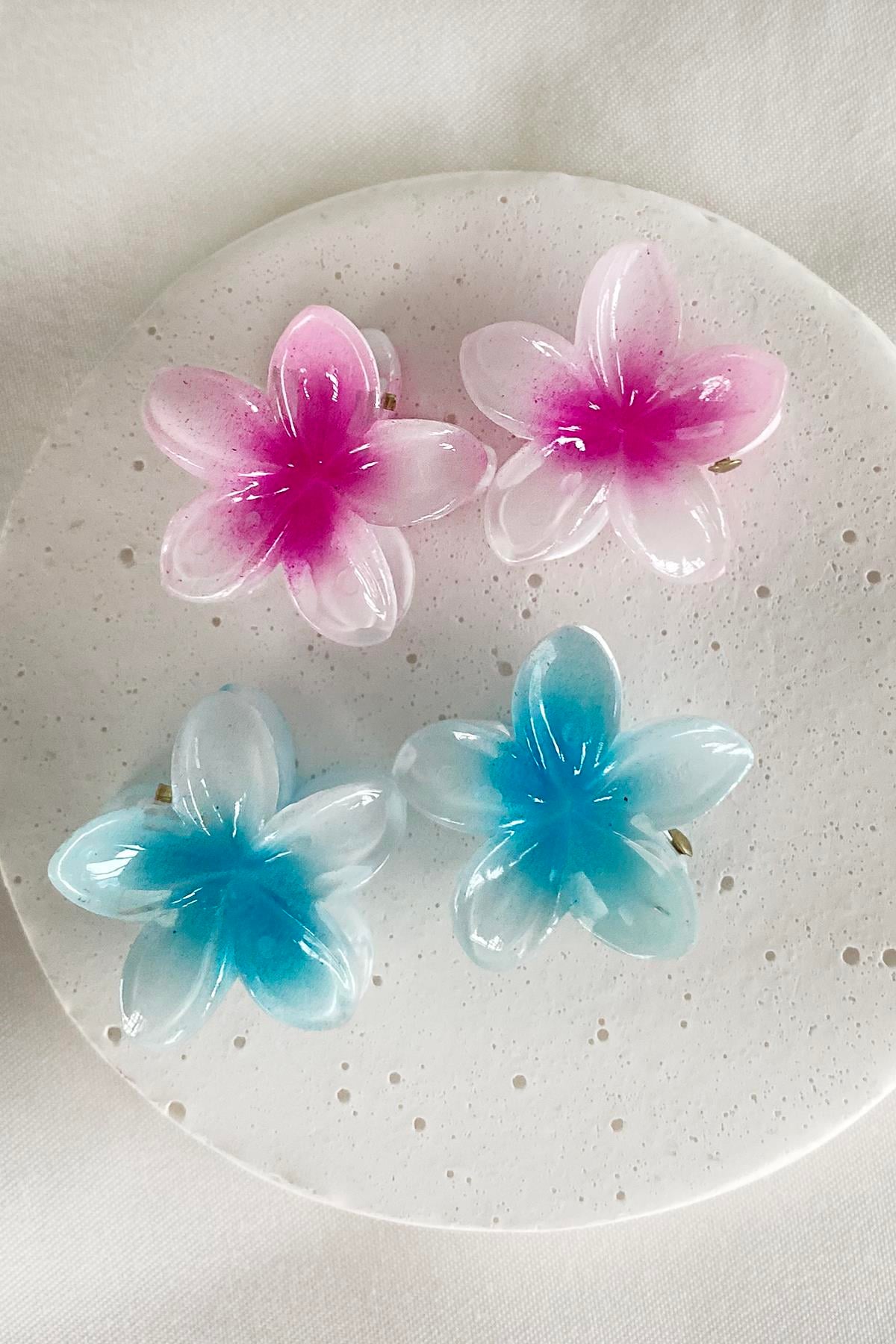 12li Karışık Renk Minik Lotus Toka Set