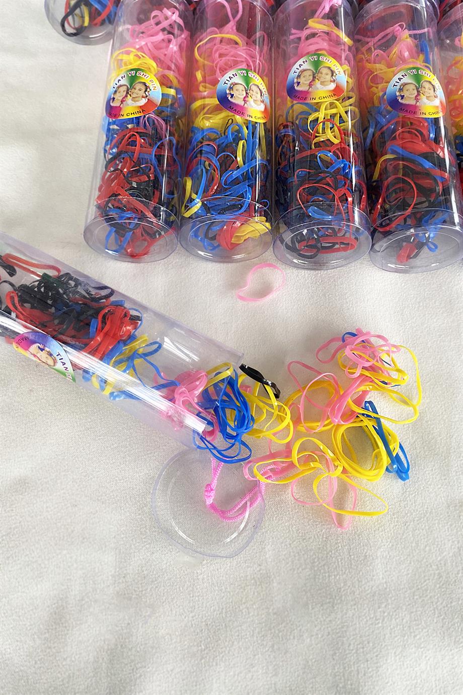 12li Karışık Renk Perma Lastik Toka Set