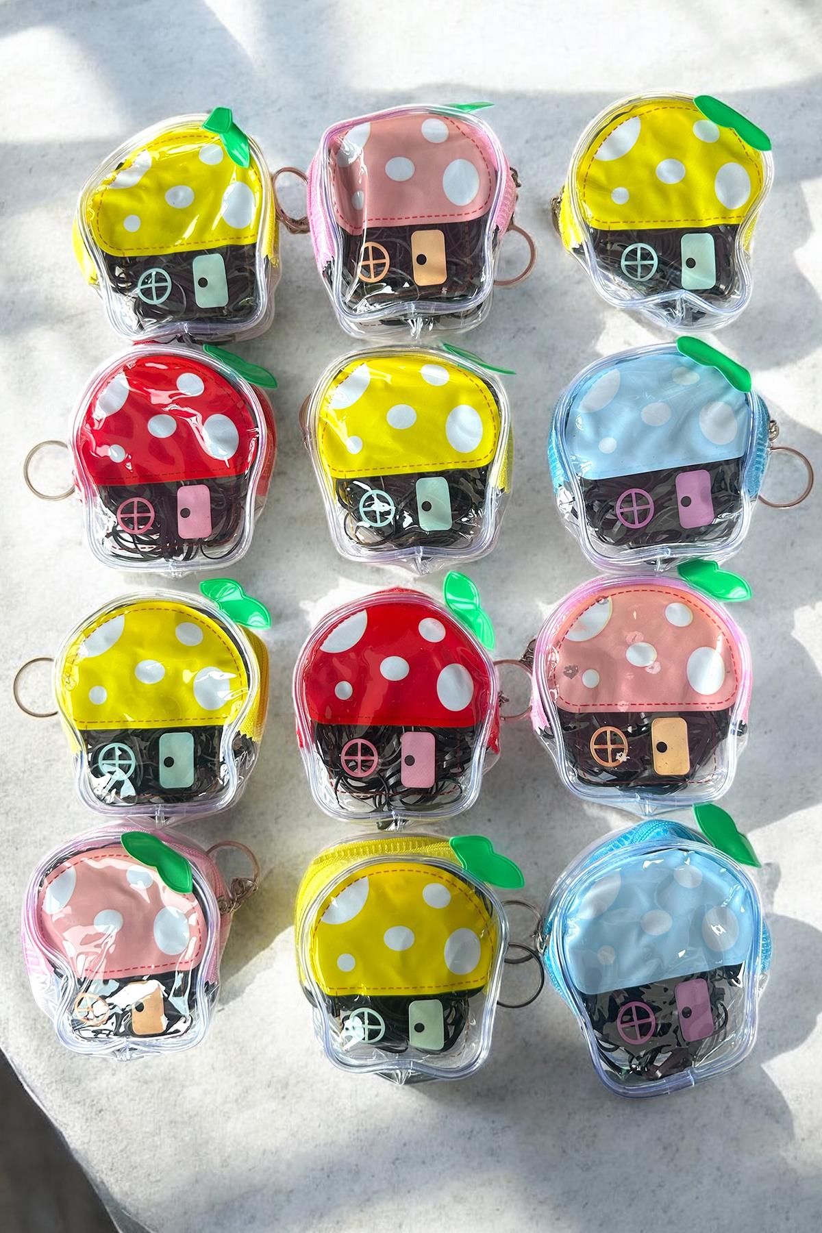 12li Siyah Renk Lastik Toka Set