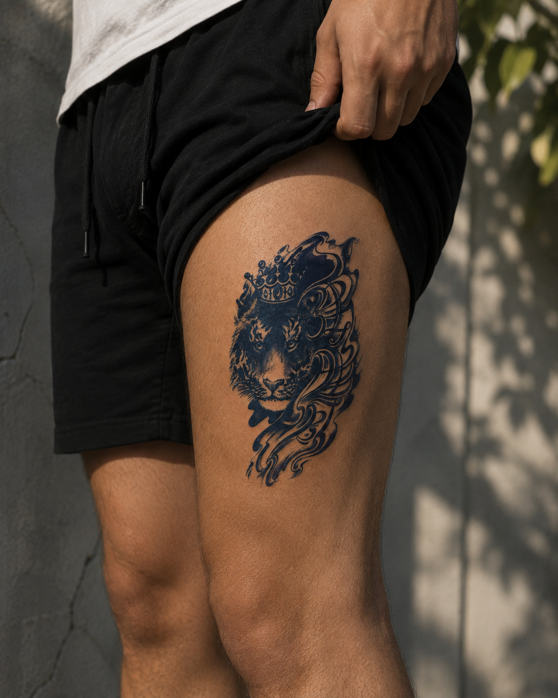 Kaplan Sonradan Kararan Yarı Kalıcı Geçici Dövme Tattoo