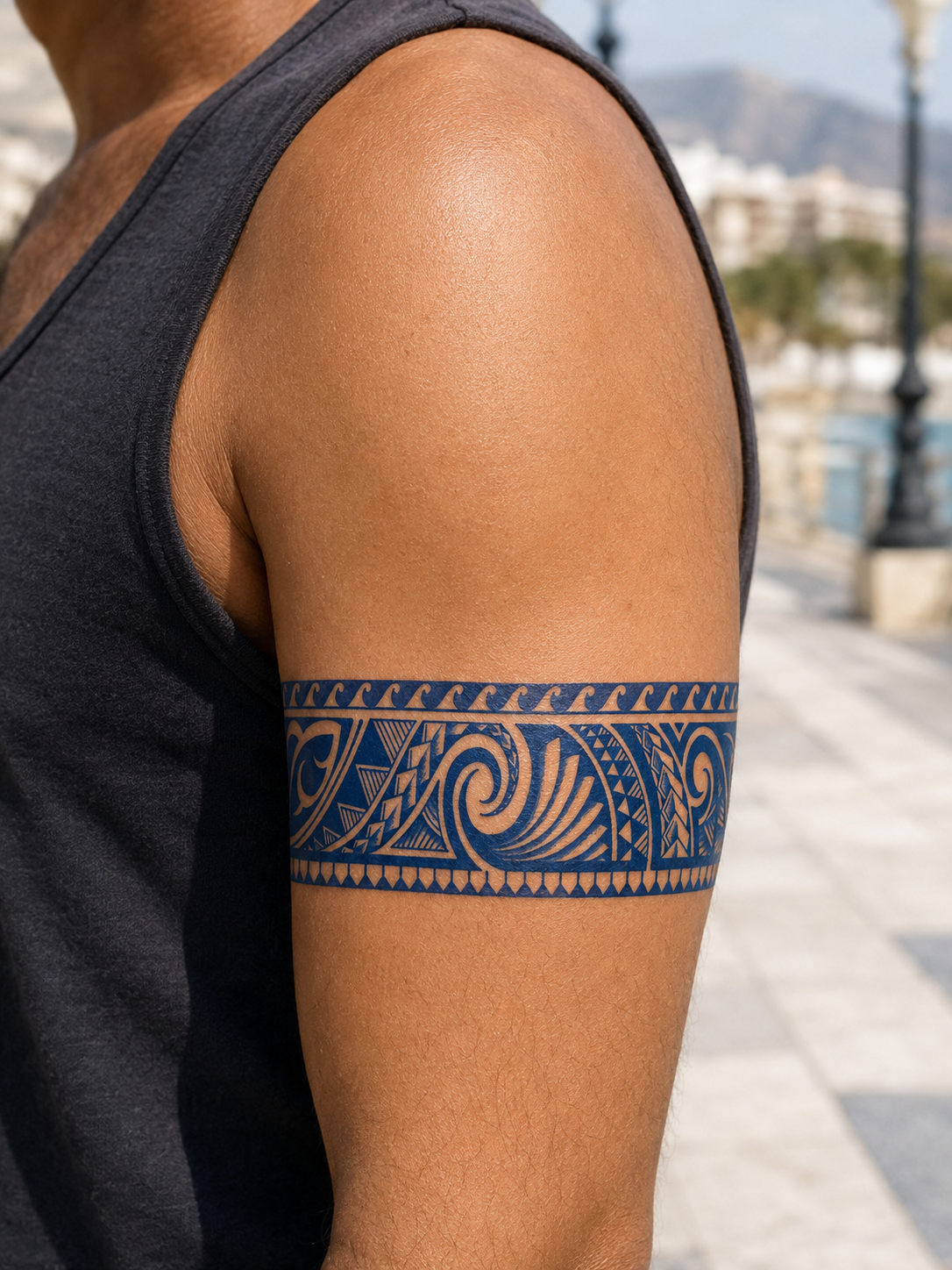 Şekil Şerit Sonradan Kararan Yarı Kalıcı Geçici Dövme Tattoo
