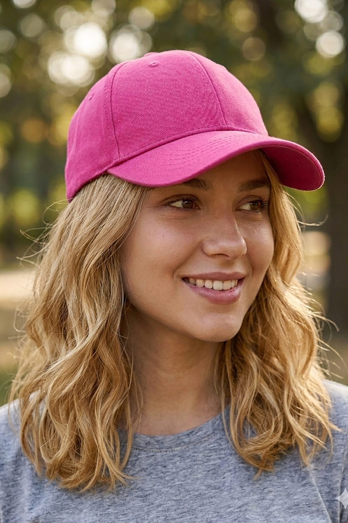 Pembe Renk Unisex Şapka