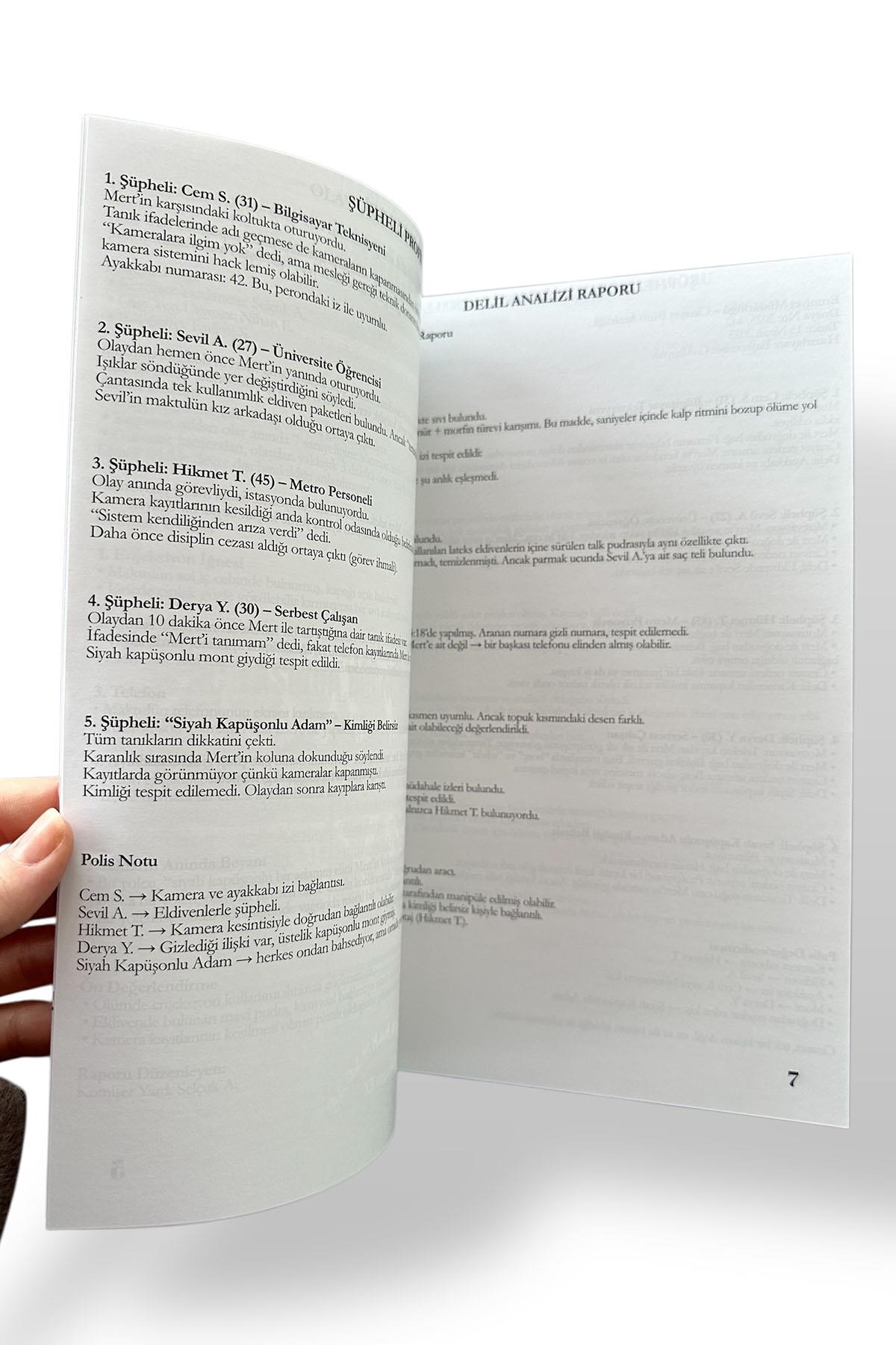 Dedektiflik Cinayet Çözme Oyunu - Karanlık Metro Cinayeti