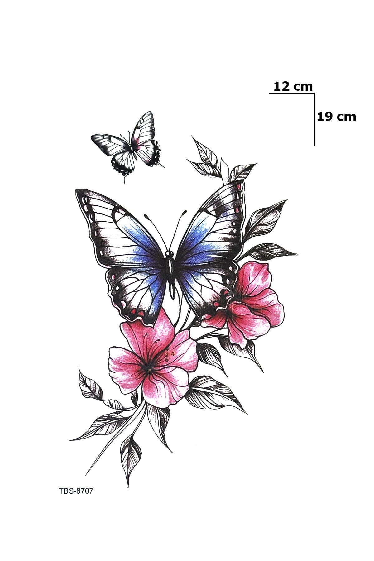 Kelebekler Geçici Dövme Tattoo