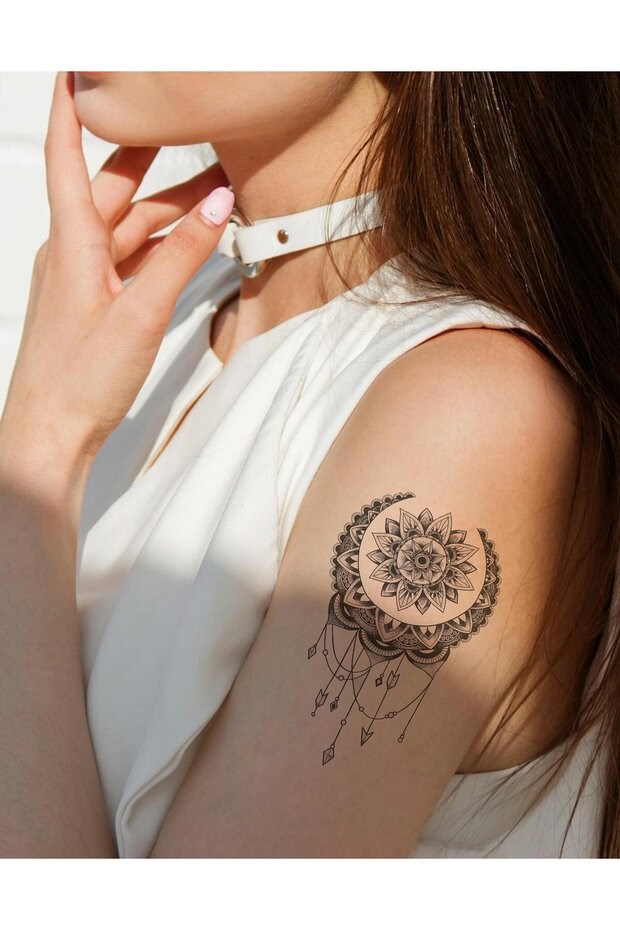 Düş Kapanı Sonradan Kararan Yarı Kalıcı Geçici Dövme Tattoo