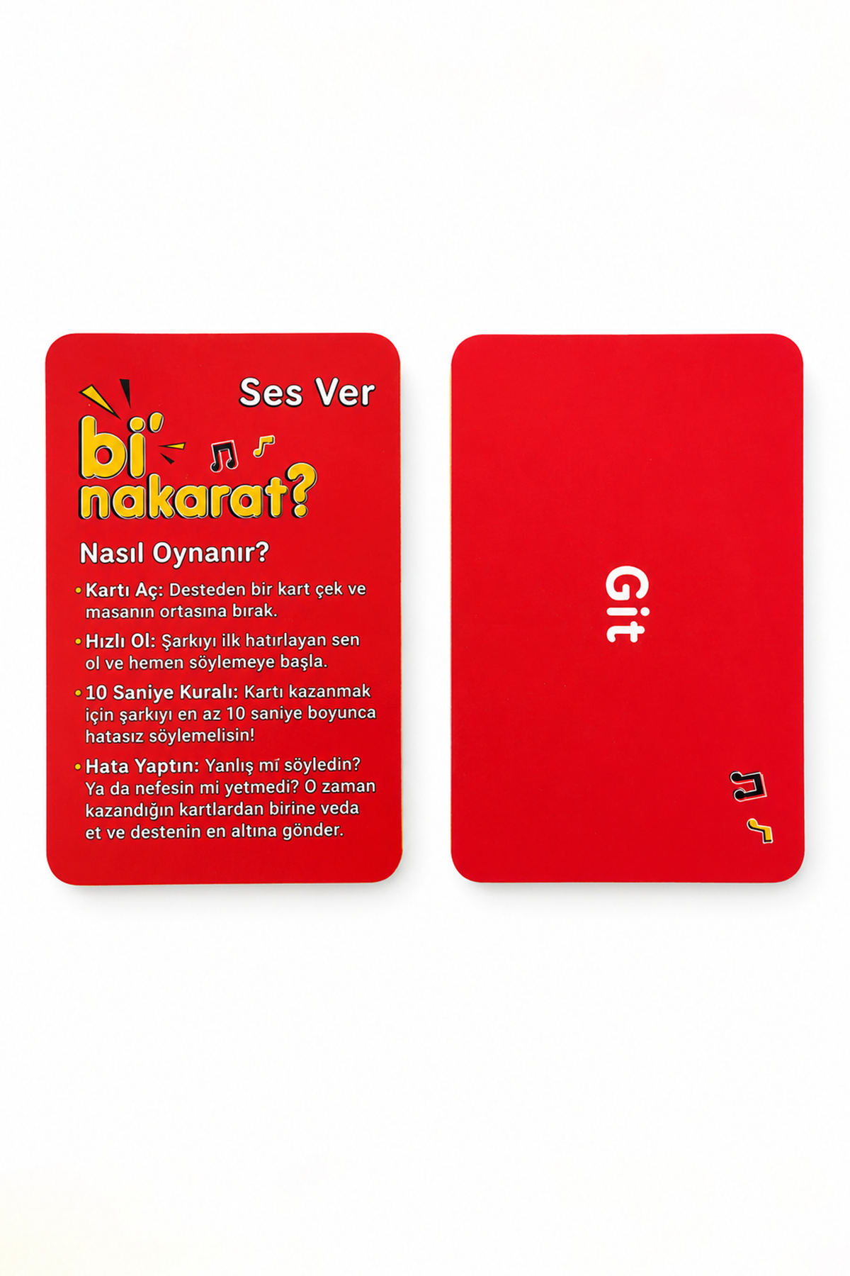 Bi Nakarat Oyunu Eğlence Parti Sevgili- Çift Oyunları Kart Oyunu