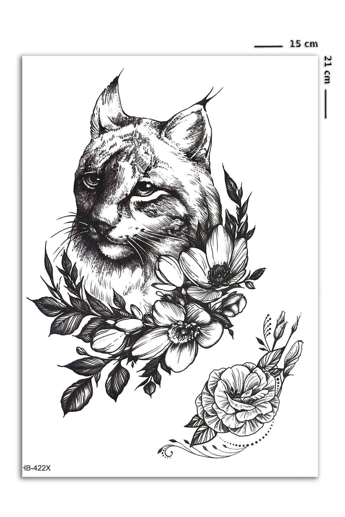 Vaşak Geçici Dövme Tattoo