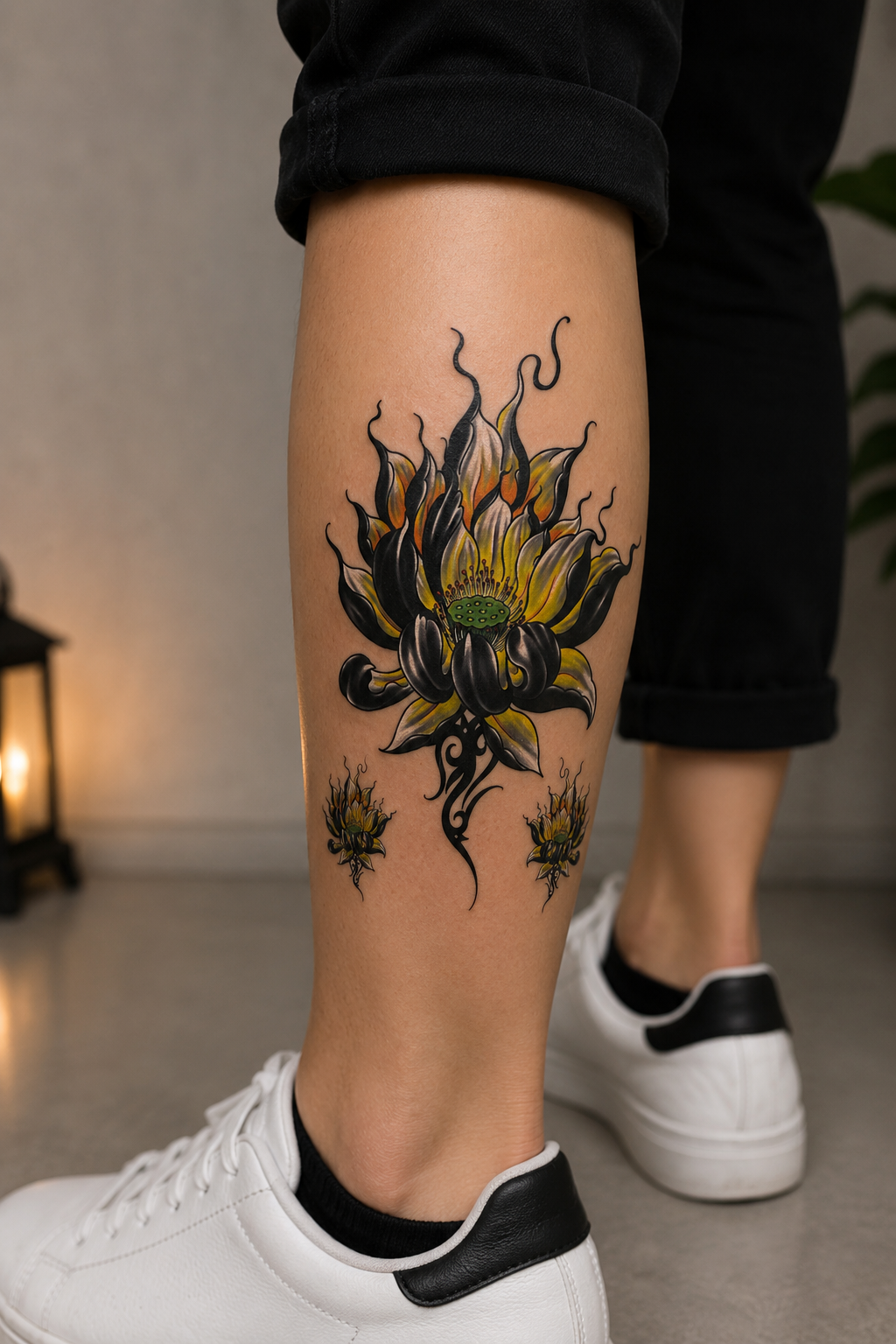 Çiçek Geçici Dövme Tattoo