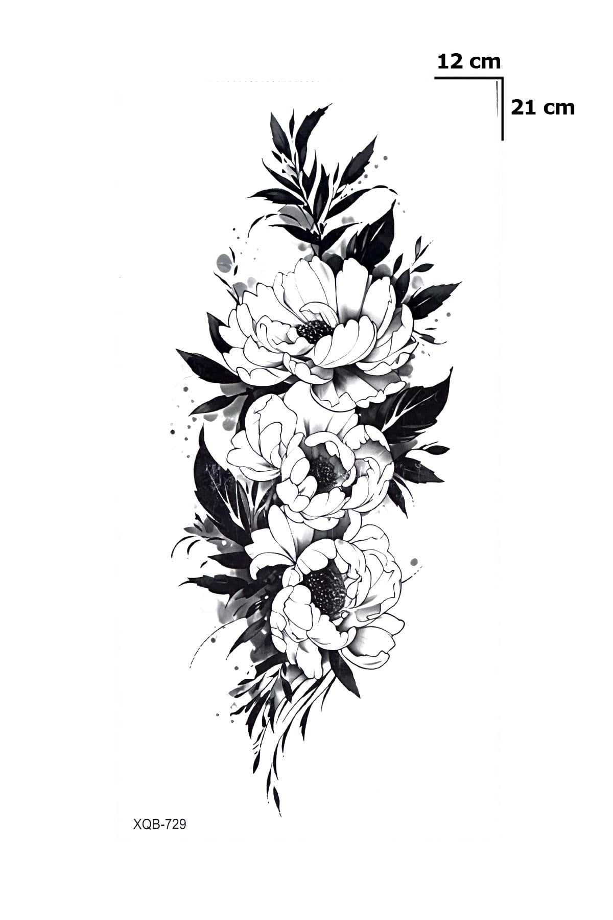 Çiçek Dövme Geçici Tattoo