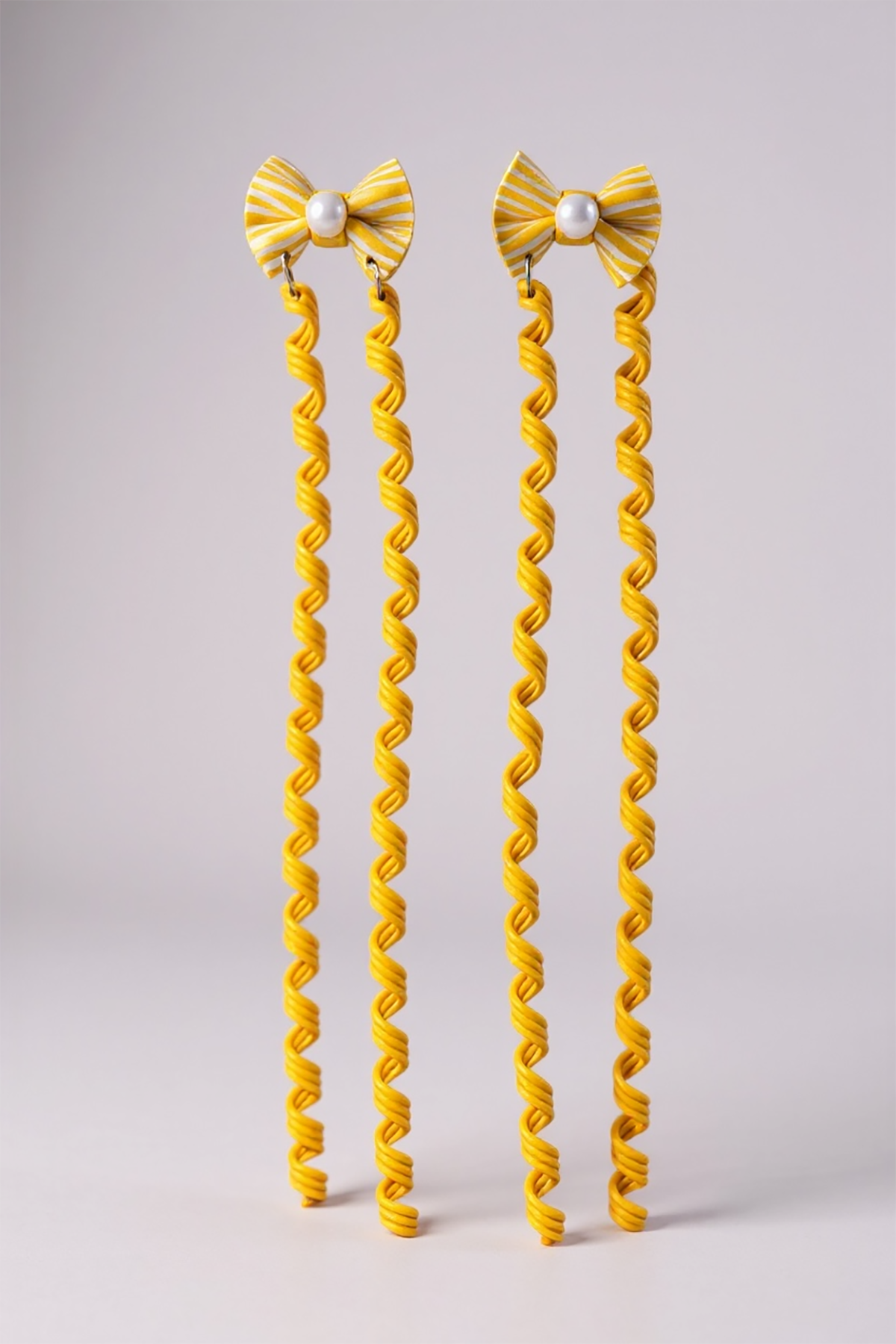 2li Sarı Renk Kurdele Figürlü Çocuk Yan Toka