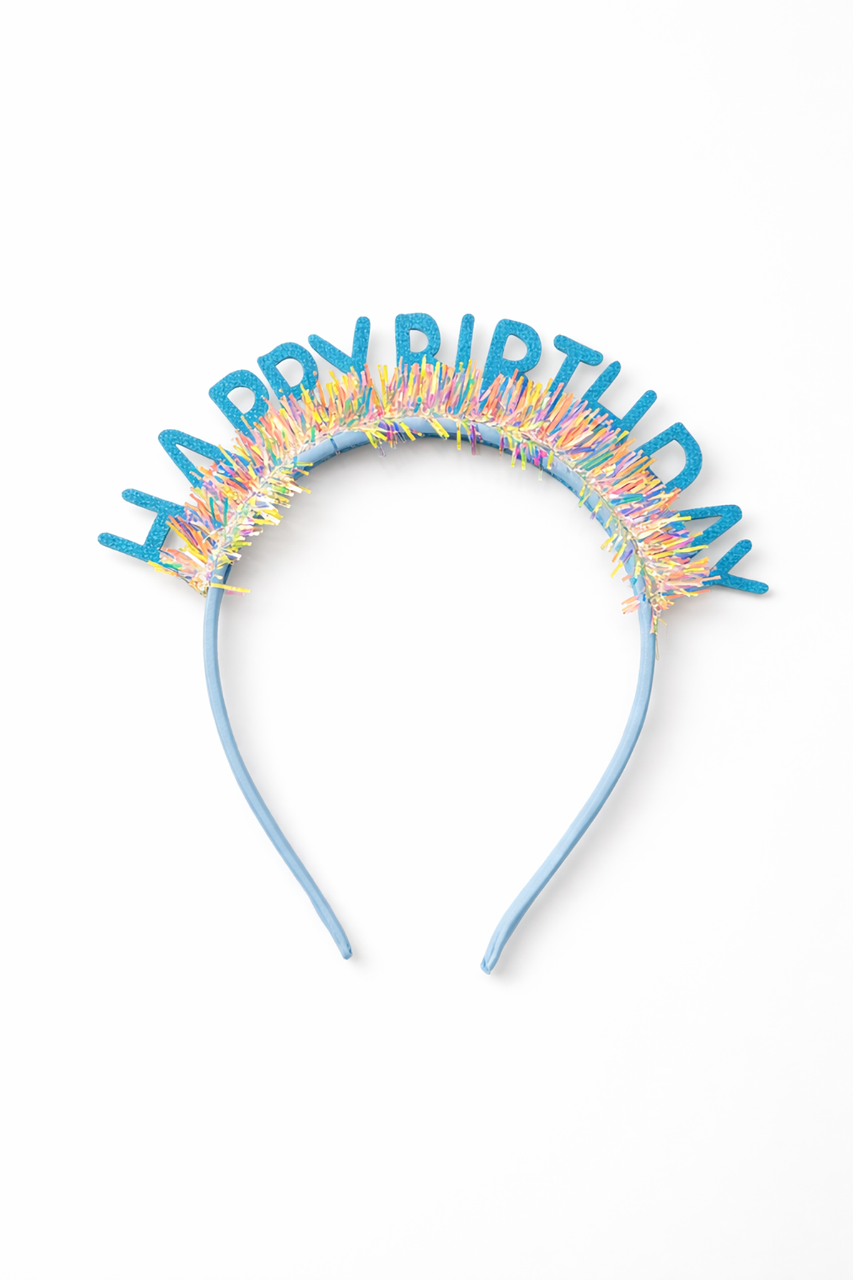 Mavi Renk Happy Birthday Yazılı Taç