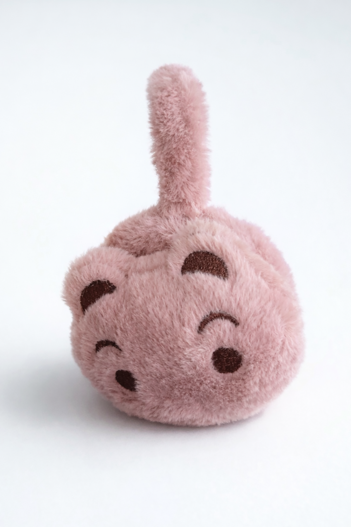 Koyu Pembe Renk Ayıcık Figürlü Peluş Kulaklık