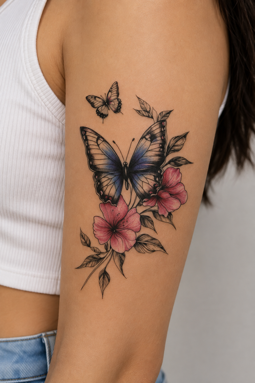 Kelebekler Geçici Dövme Tattoo