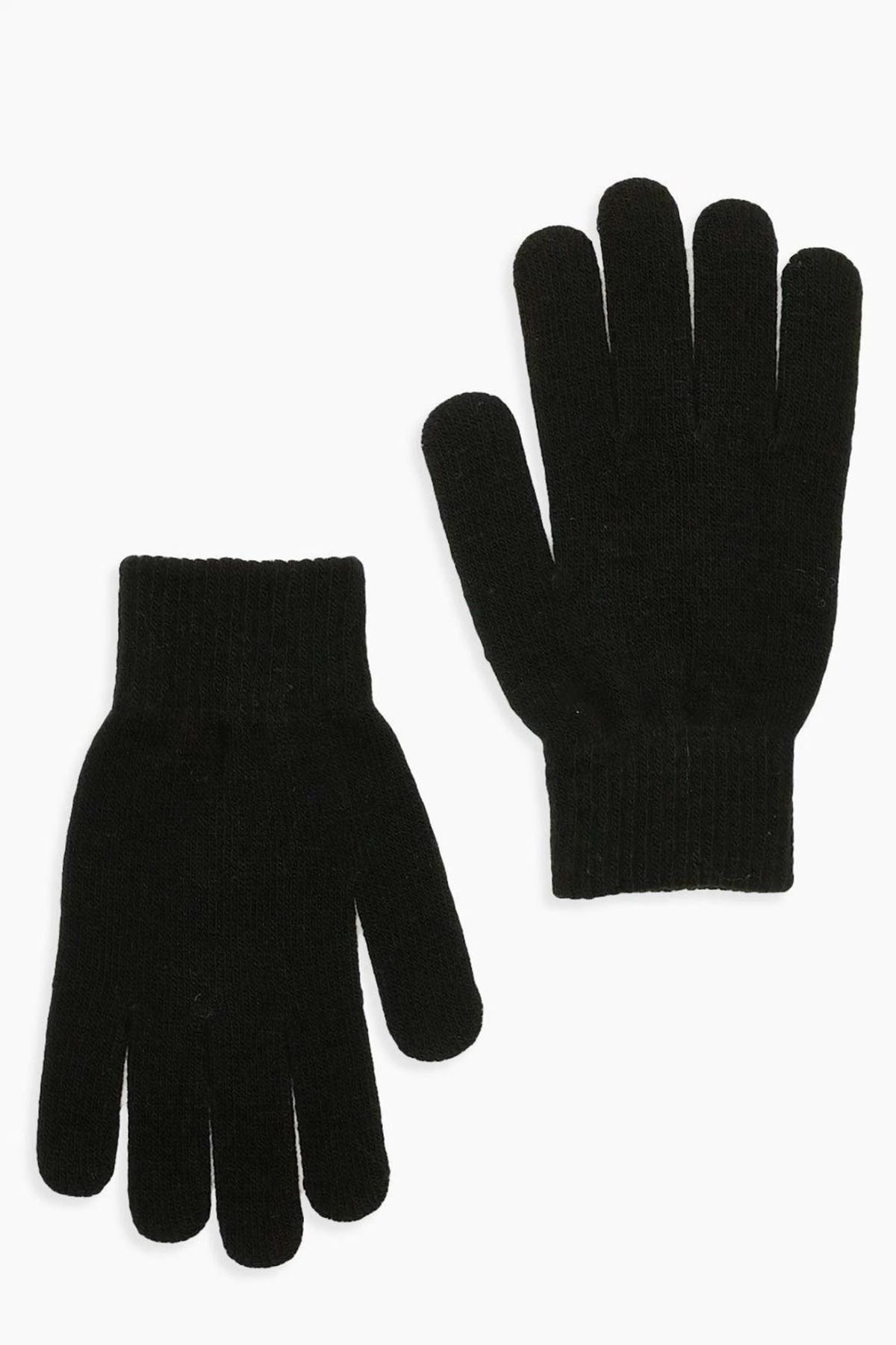 Siyah Renk Unisex Eldiven