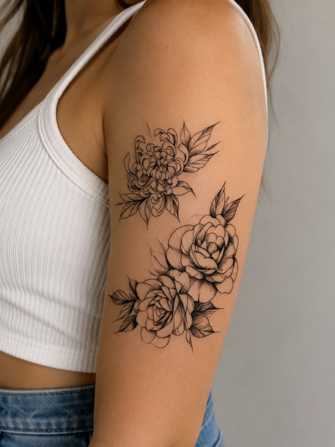  Çiçek Geçici Dövme Tattoo