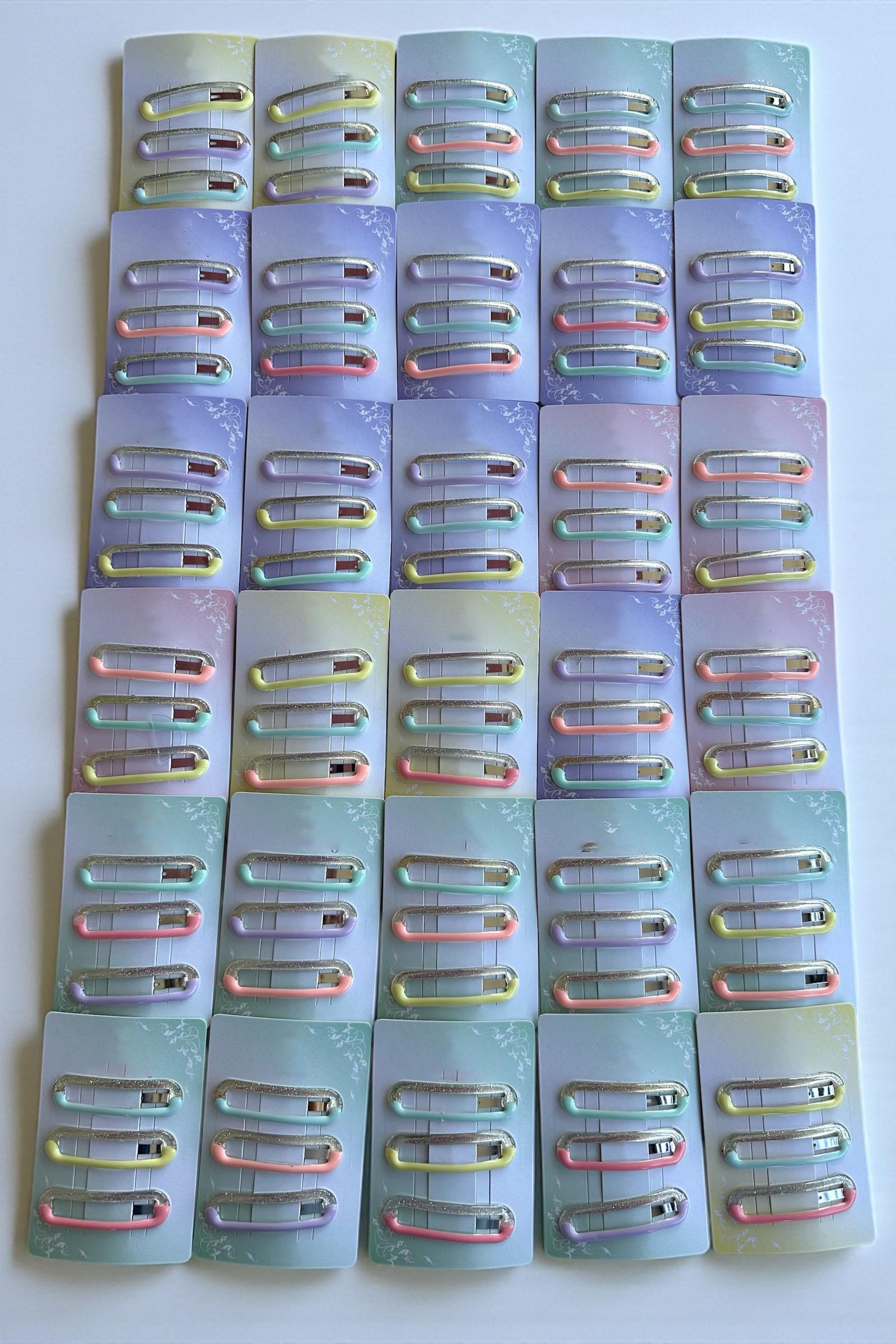 30lu Karışık Renk Yan Toka Set