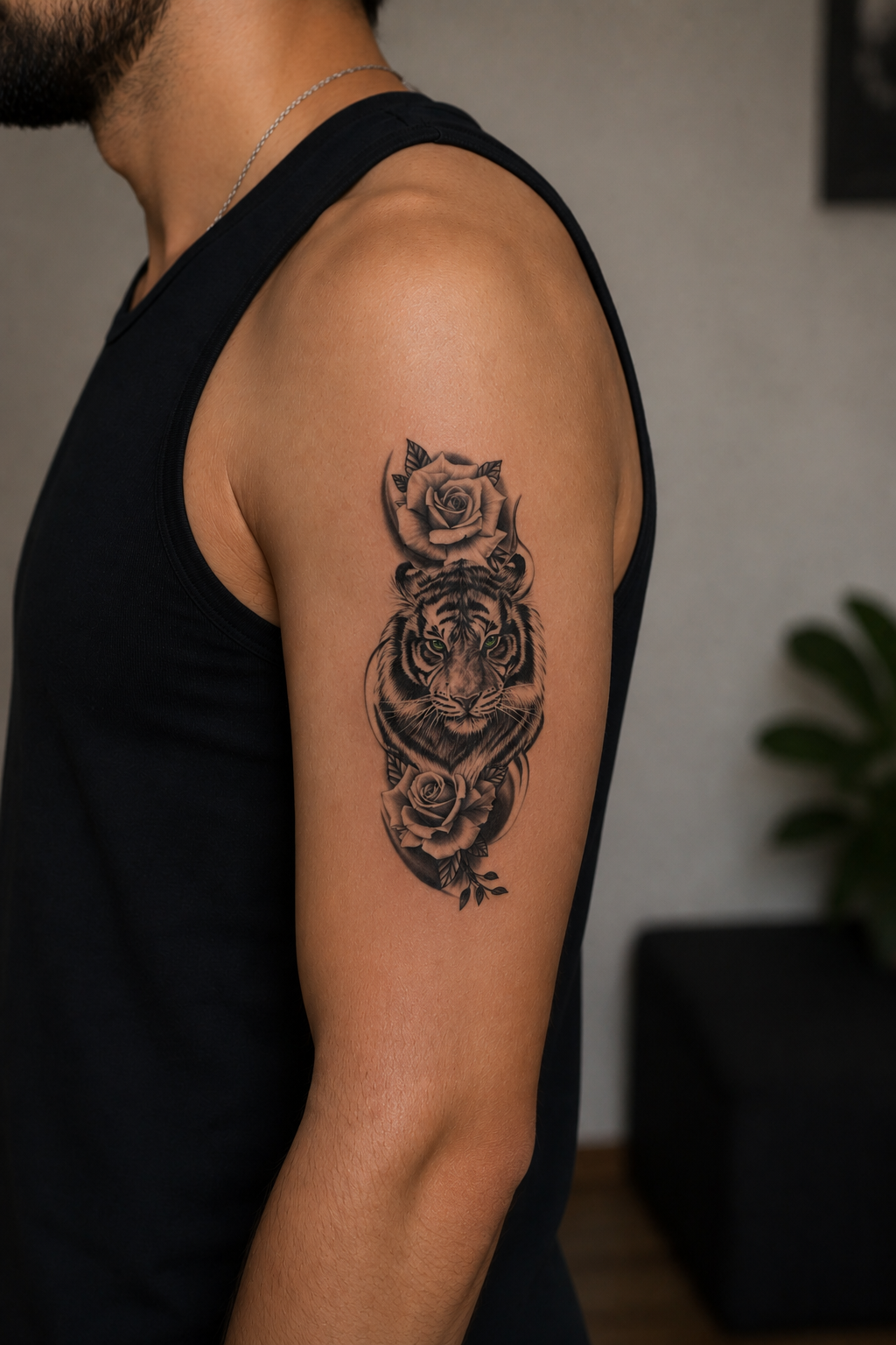Kaplan Dövme Geçici Tattoo