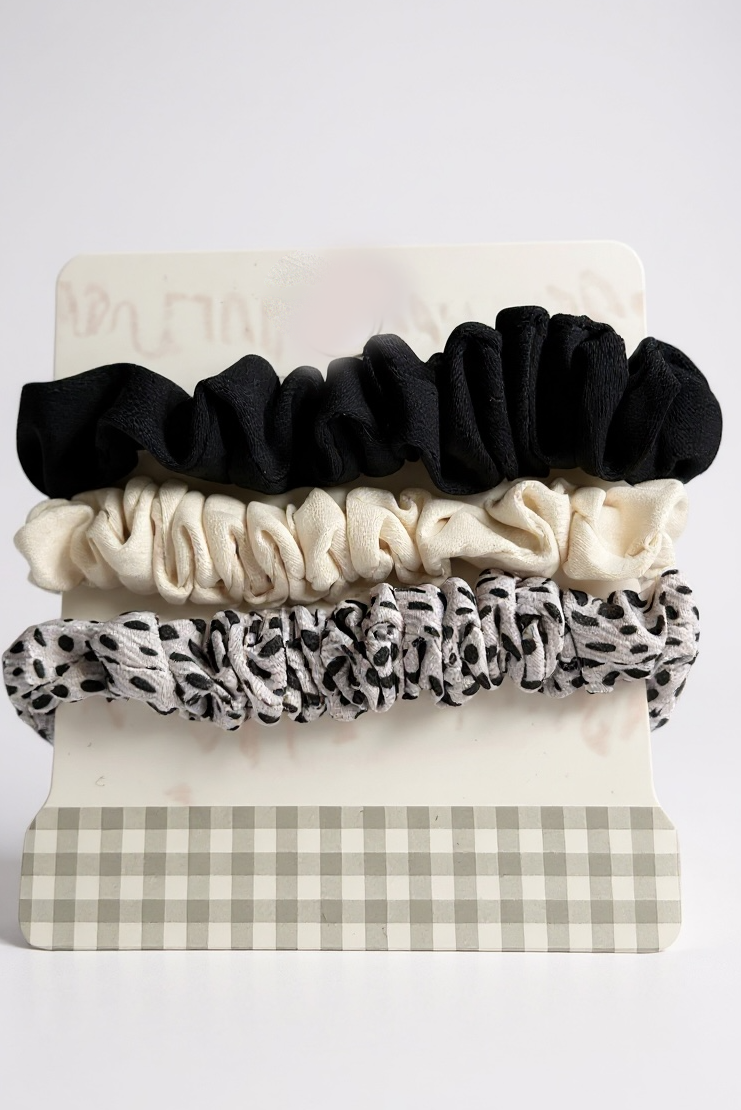 3lü Karışık Renk Lastik Toka Set