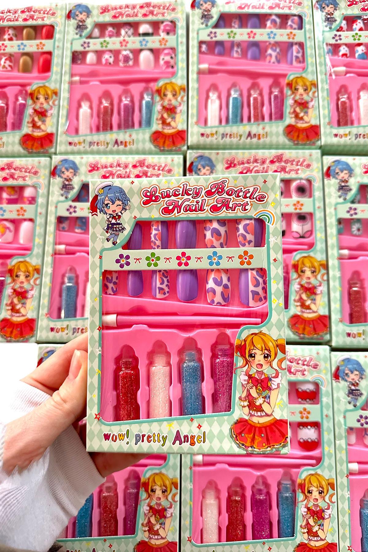 12li Karışık Figürlü Çocuk Tırnak Set