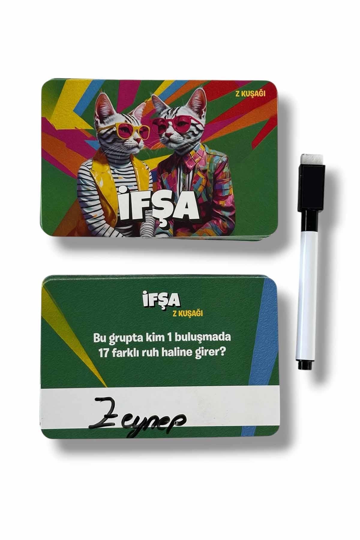 İfşa Z Kuşağı Kalemli Eğlence Parti Sevgili- Çift Oyunları Kart Oyunu