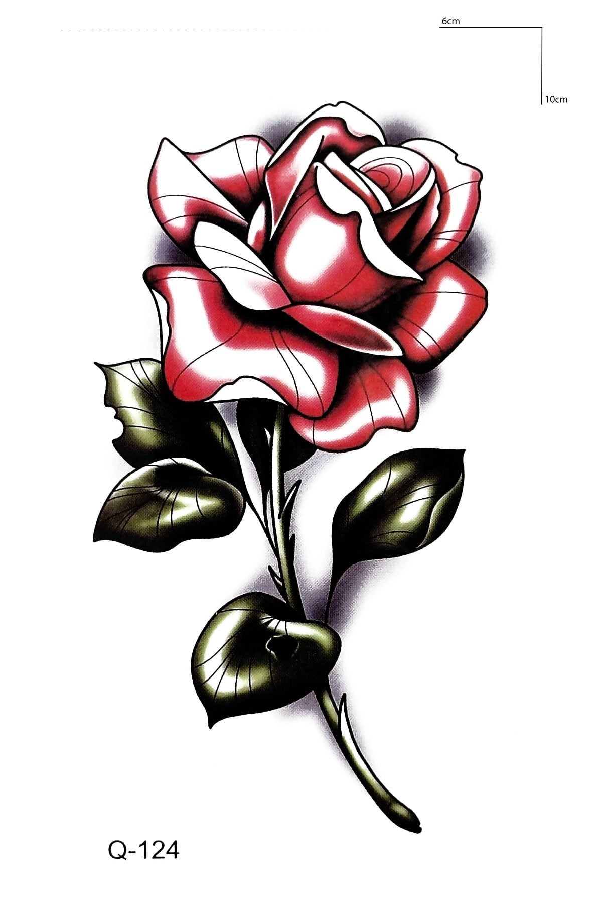 Gül Mini Geçici Dövme Tattoo
