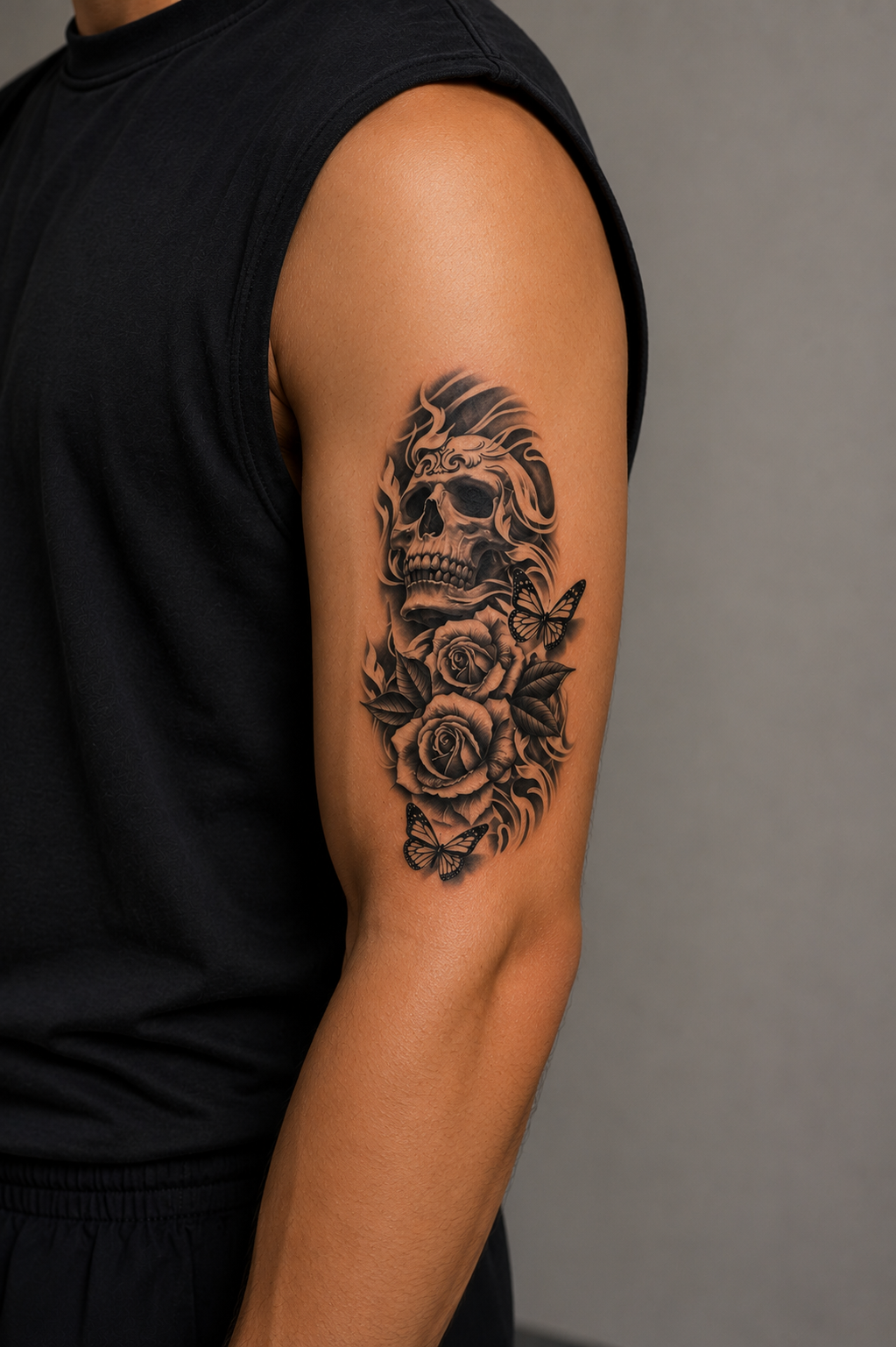 Kurukafa Geçici Dövme Tattoo
