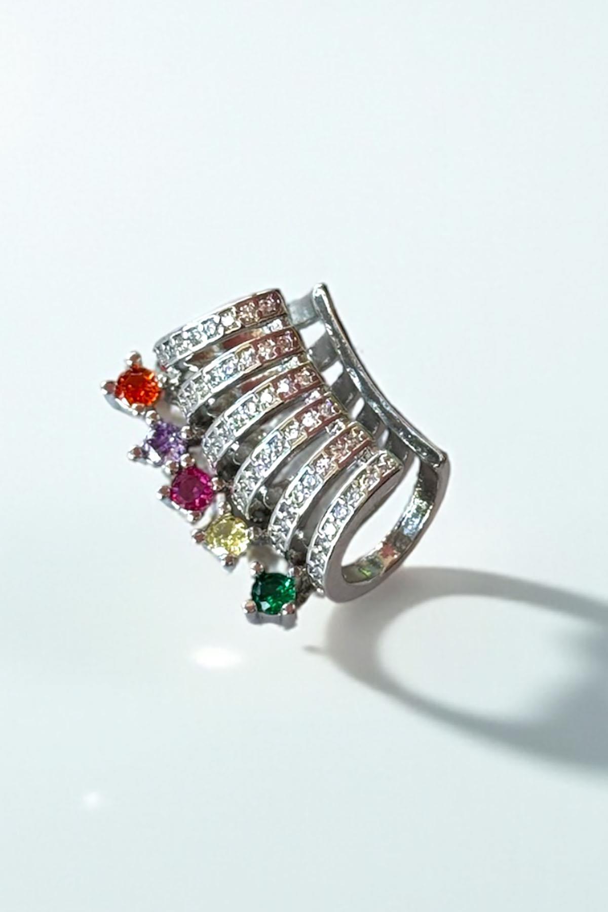 Altın Renk Taş Detaylı YSX Ear Cuff (Tek)