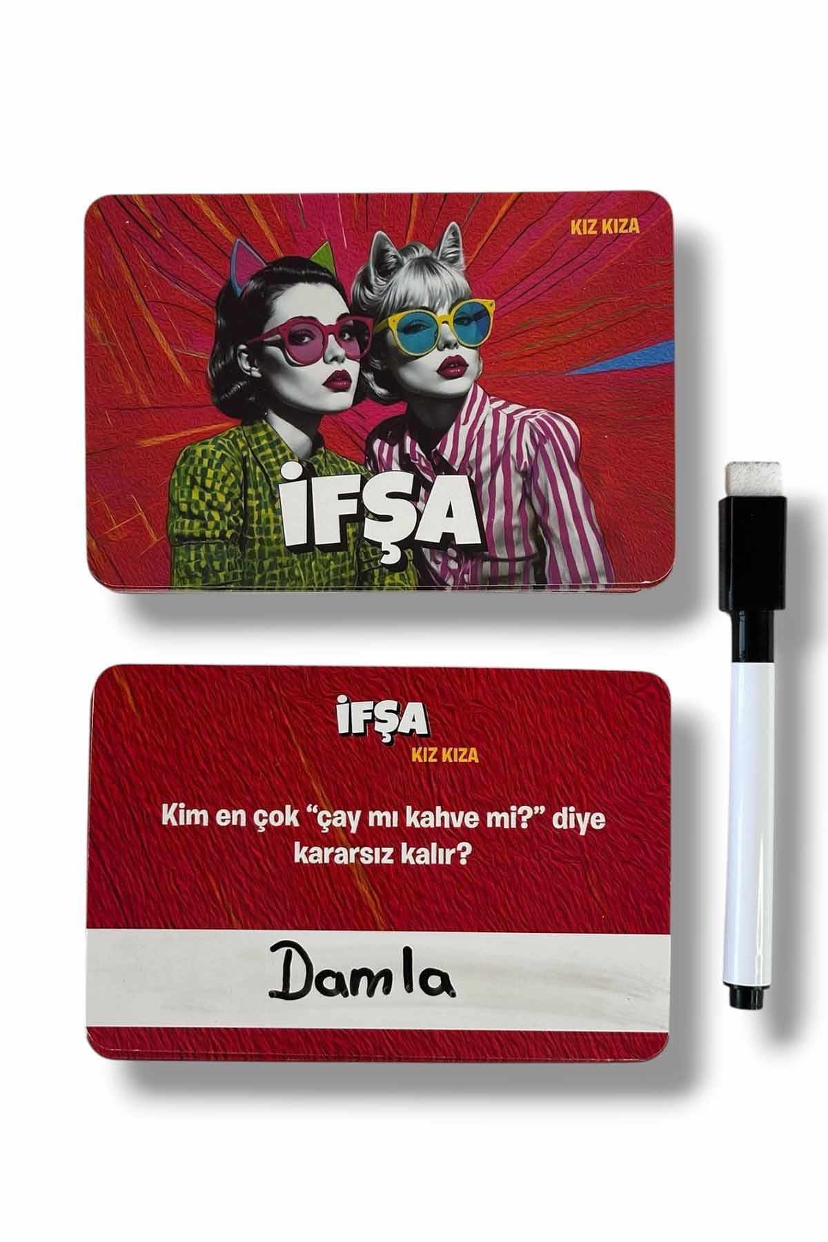 İfşa Kız Kıza Kalemli Eğlence Parti Sevgili- Çift Oyunları Kart Oyunu