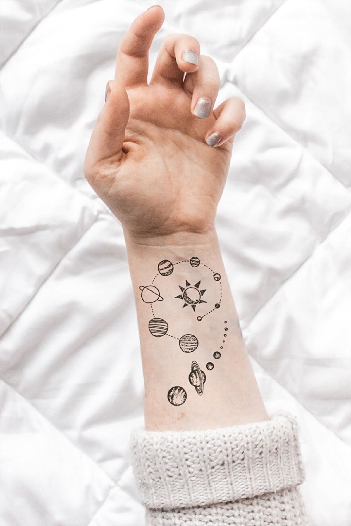 Uzay Geçici Dövme Tattoo