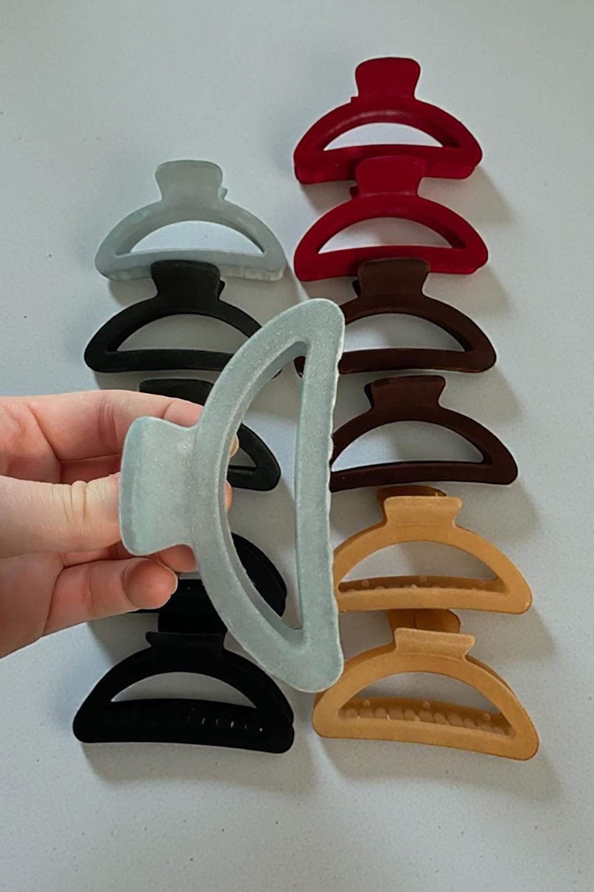 12li Karışık Renk Mandal Toka Set