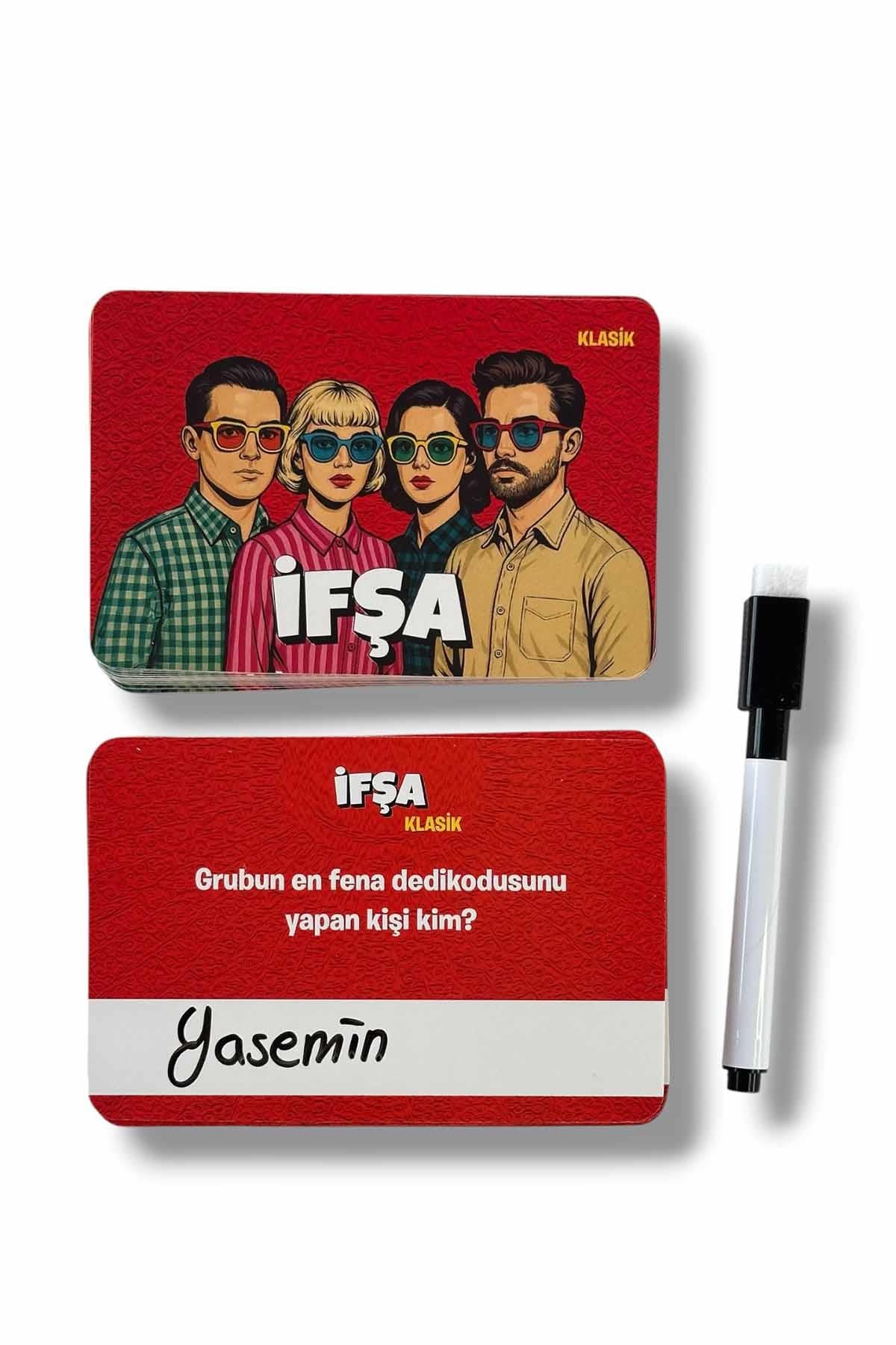 İfşa Klasik Kalemli Eğlence Parti Sevgili- Çift Oyunları Kart Oyunu
