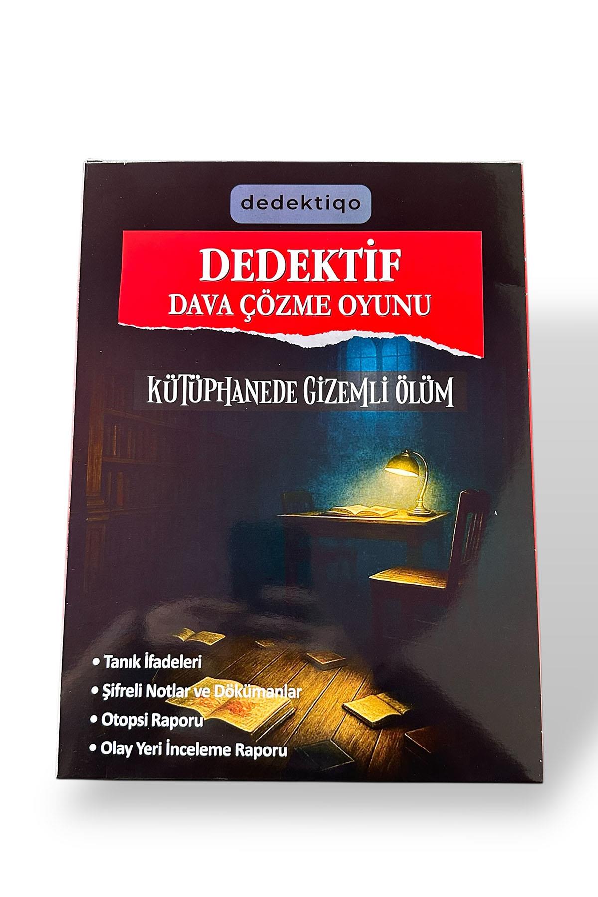 Dedektiflik Cinayet Çözme Oyunu - Kütüphanede Gizemli Ölüm