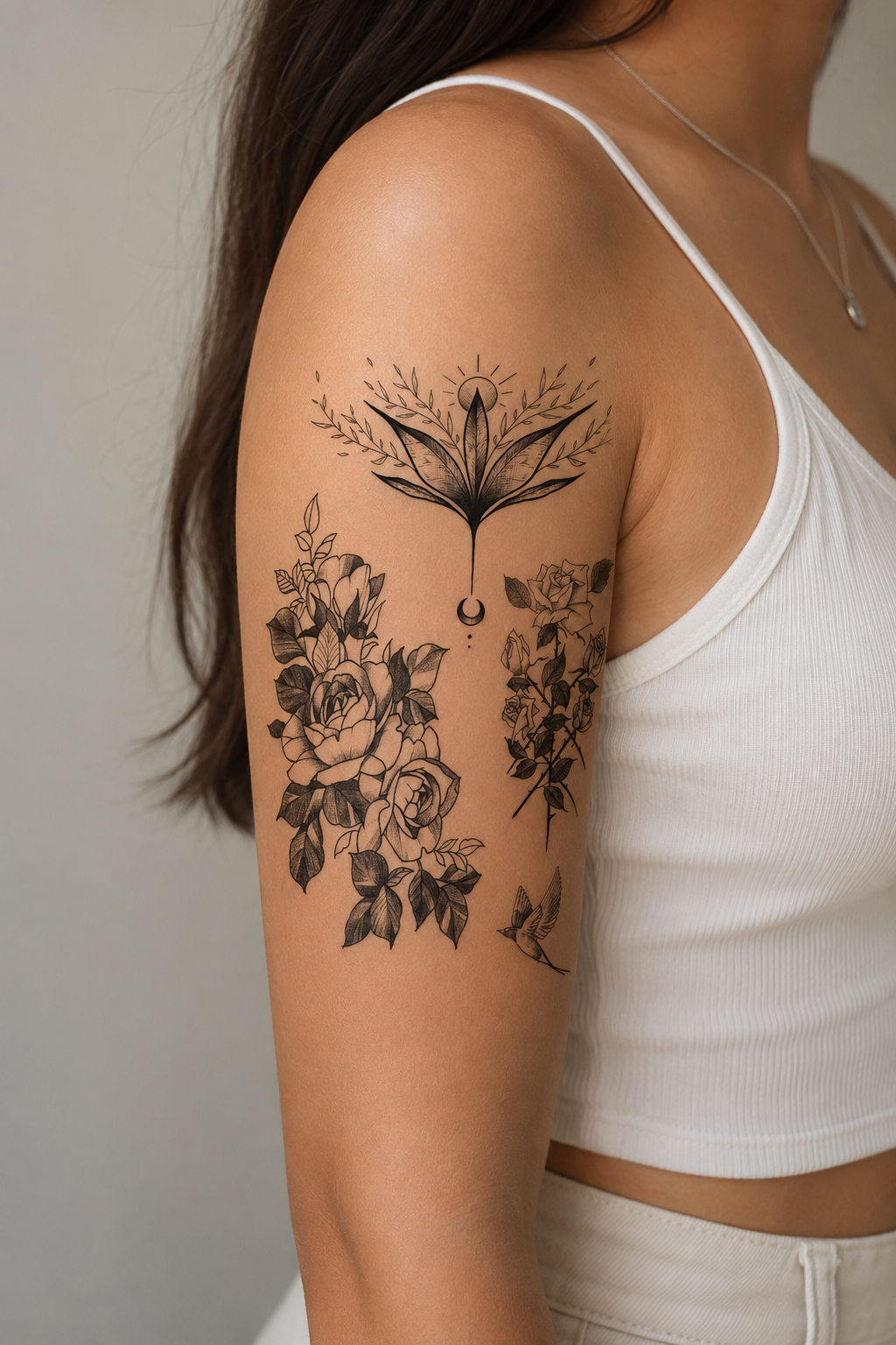  Çiçek Geçici Dövme Tattoo