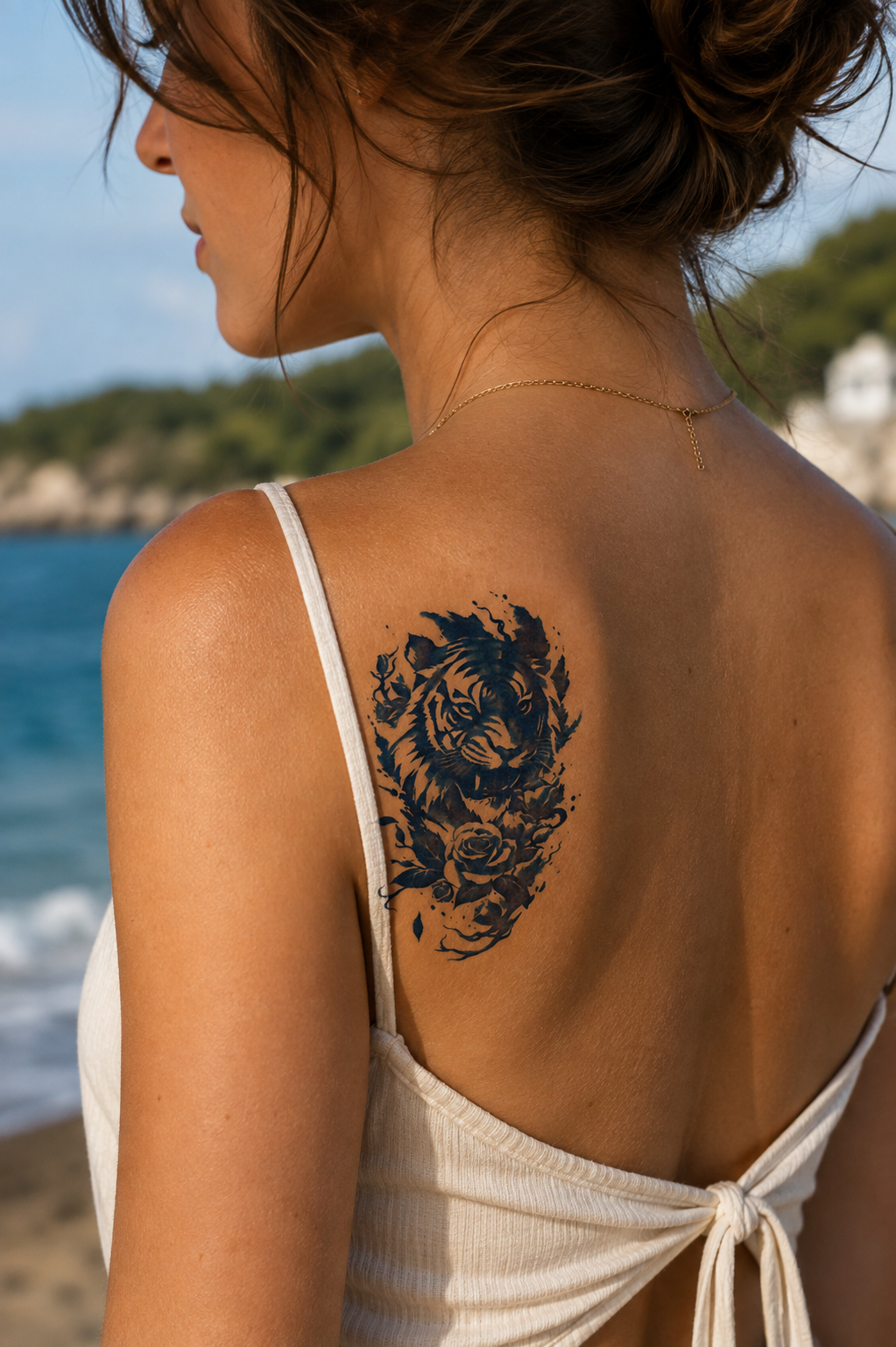 Aslan Sonradan Kararan Yarı Kalıcı Geçici Dövme Tattoo