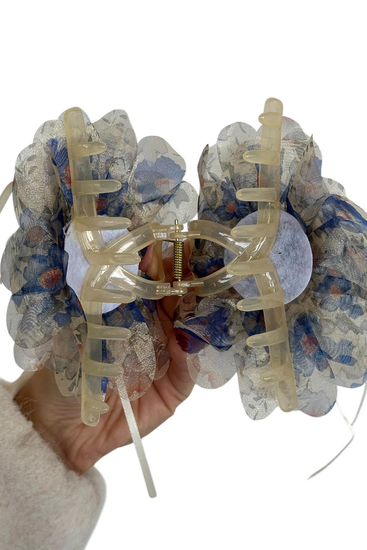 Karışık Renk Kelebek Figürlü Mandal Toka