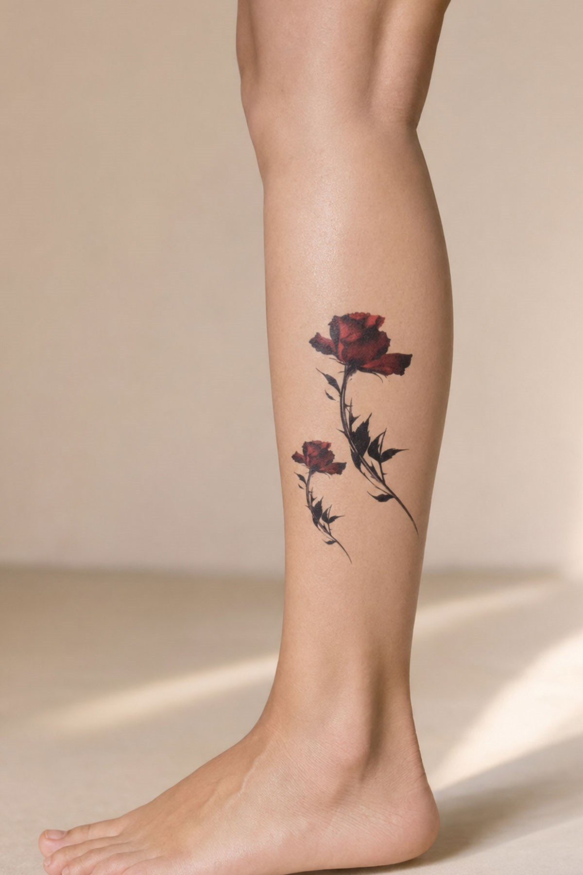 Gül Geçici Dövme Tattoo