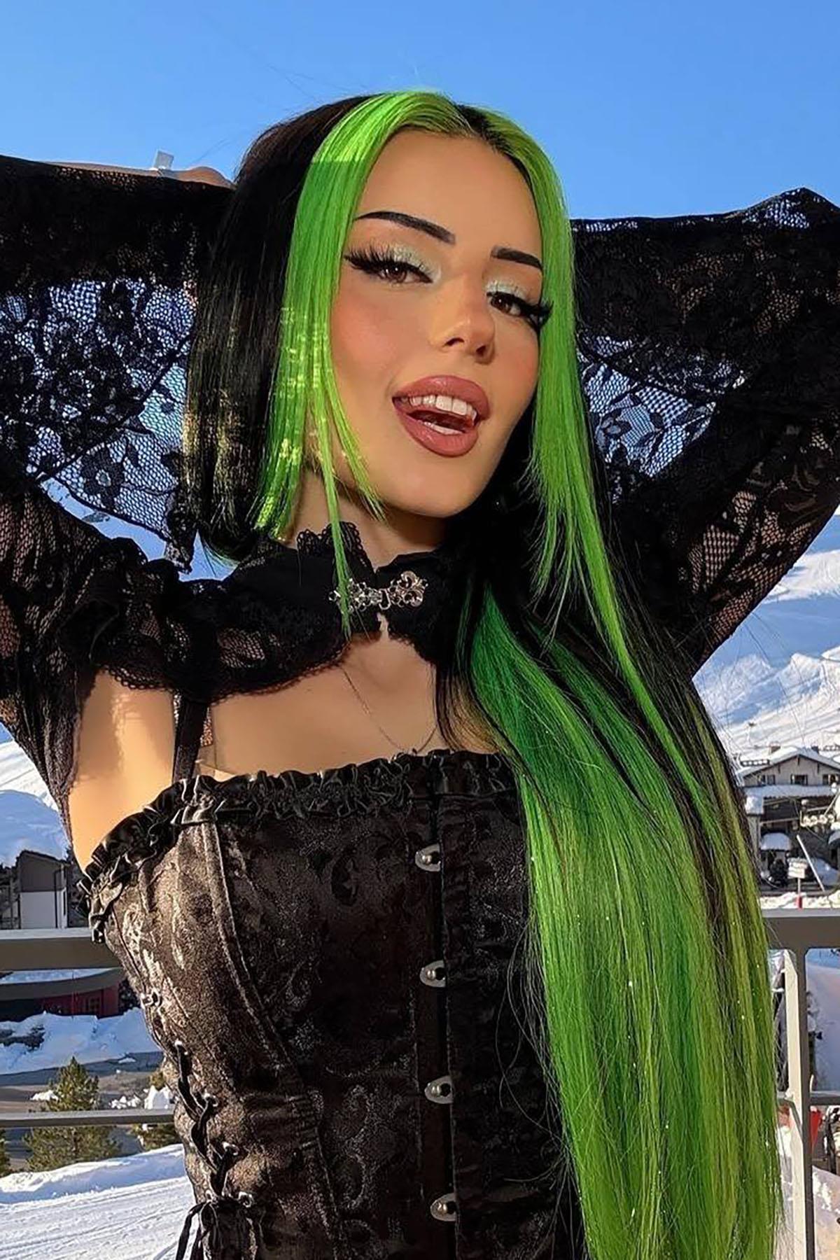 Yeşil Renk Saç Tebeşiri