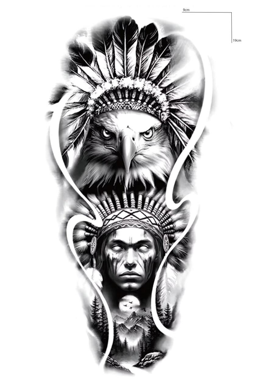 Geçici Kızıldereli Figürlü Dövme Tattoo