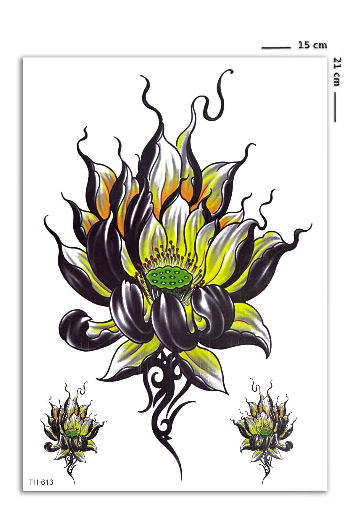Çiçek Geçici Dövme Tattoo