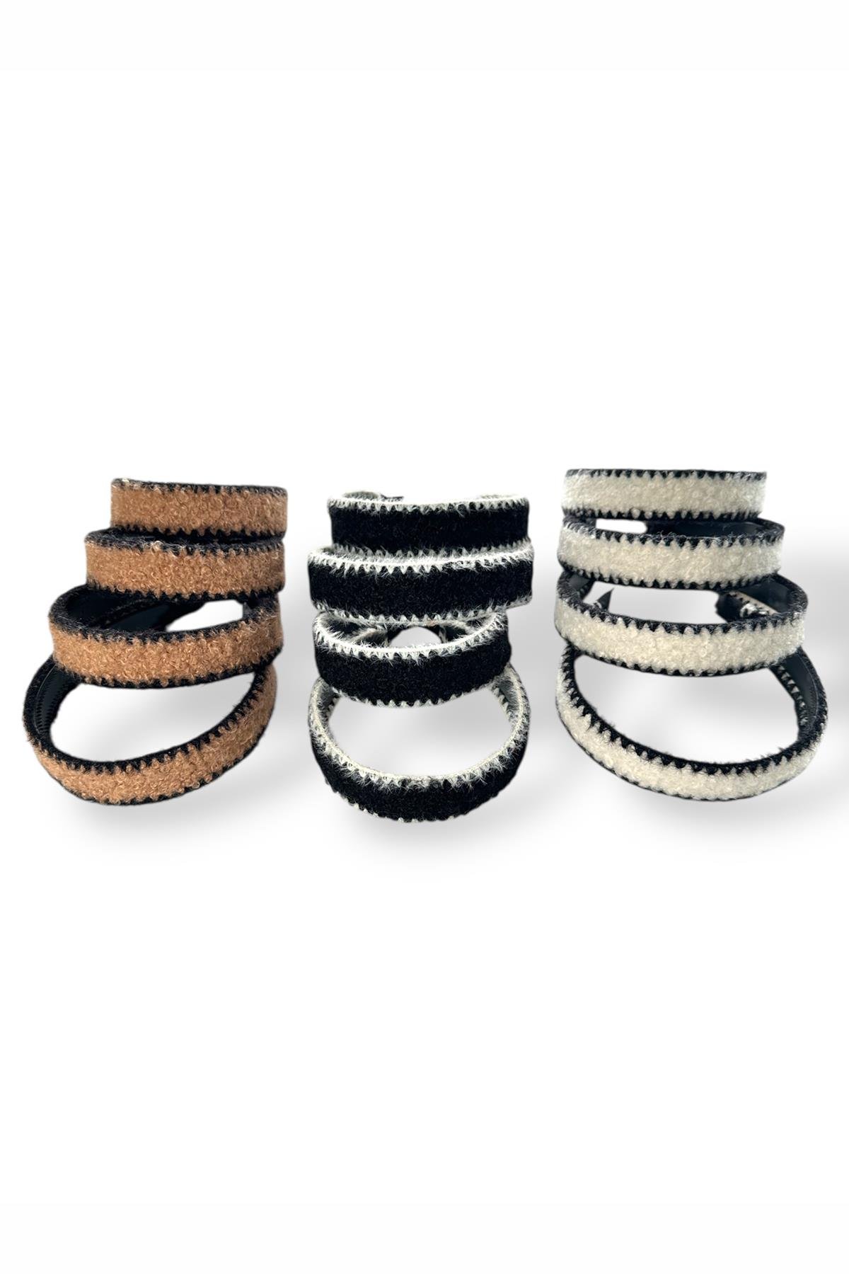 12´li Karışık Renk Taç Set