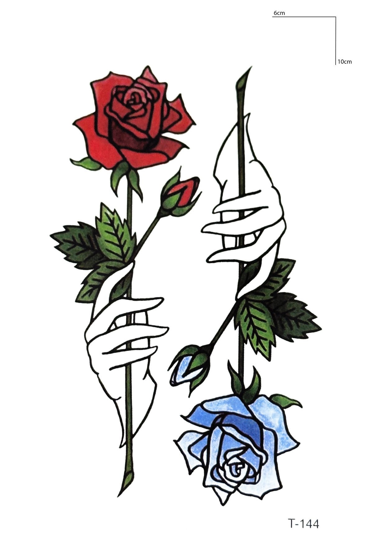 Gül Mini Geçici Dövme Tattoo