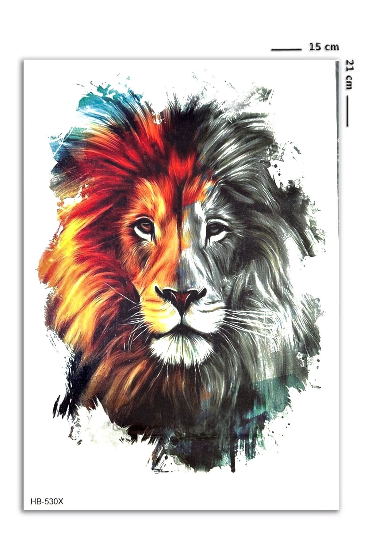 Aslan Geçici Dövme Tattoo