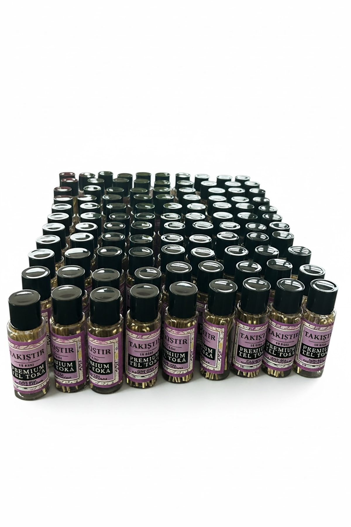 100lü Altın Renk Tel Toka Set